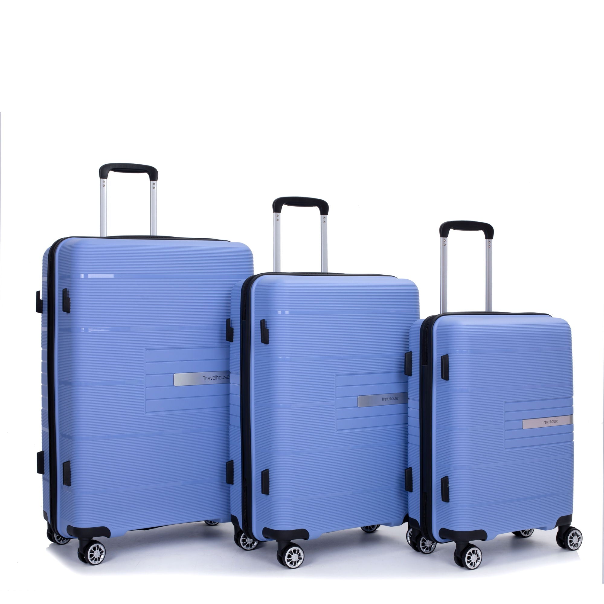 Hardshell Suitcase Double Spinner Wheels Luggage Sets, Lightweight With Tsa Lock, 3 Piece Set