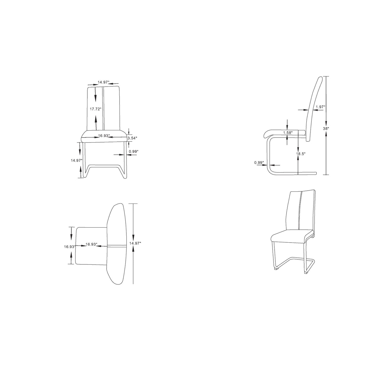 Sasa - Dining Chairs (Set of 4)