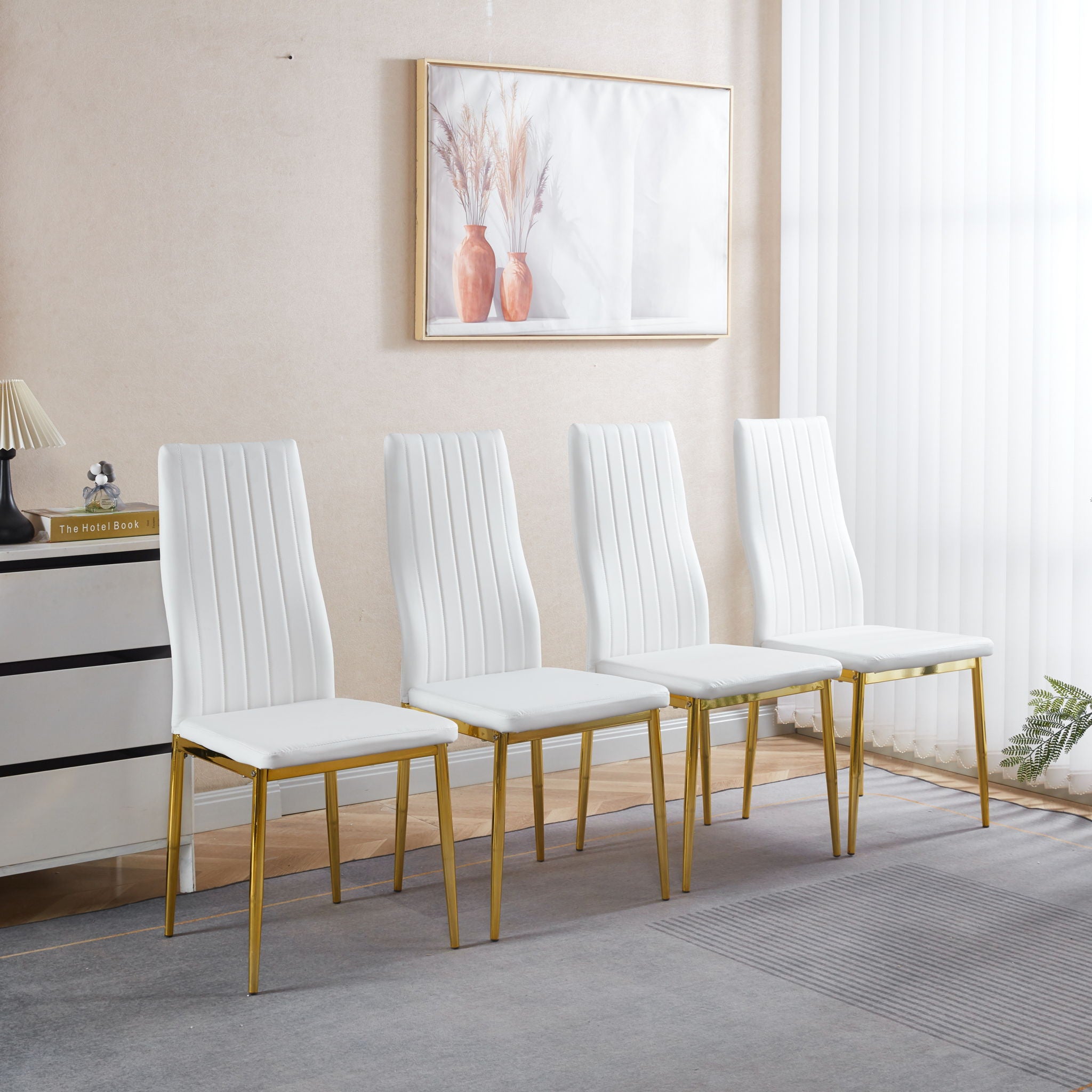 Elegant Legs Dining Chair (Set of 4)