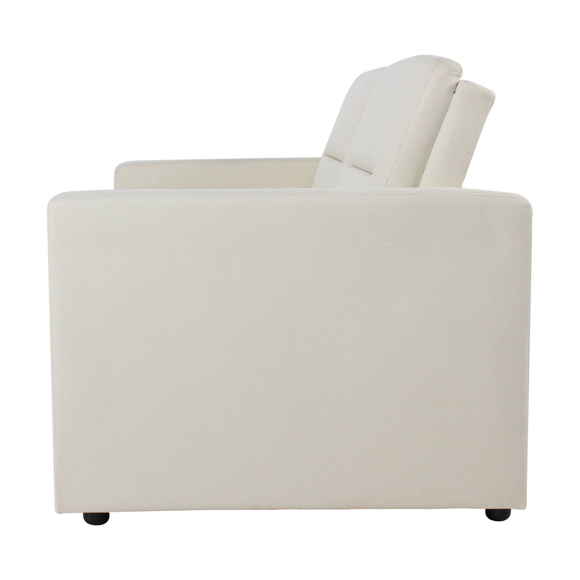 Sleeper Pull Out Loveseat Couch With Adjustable Backrest