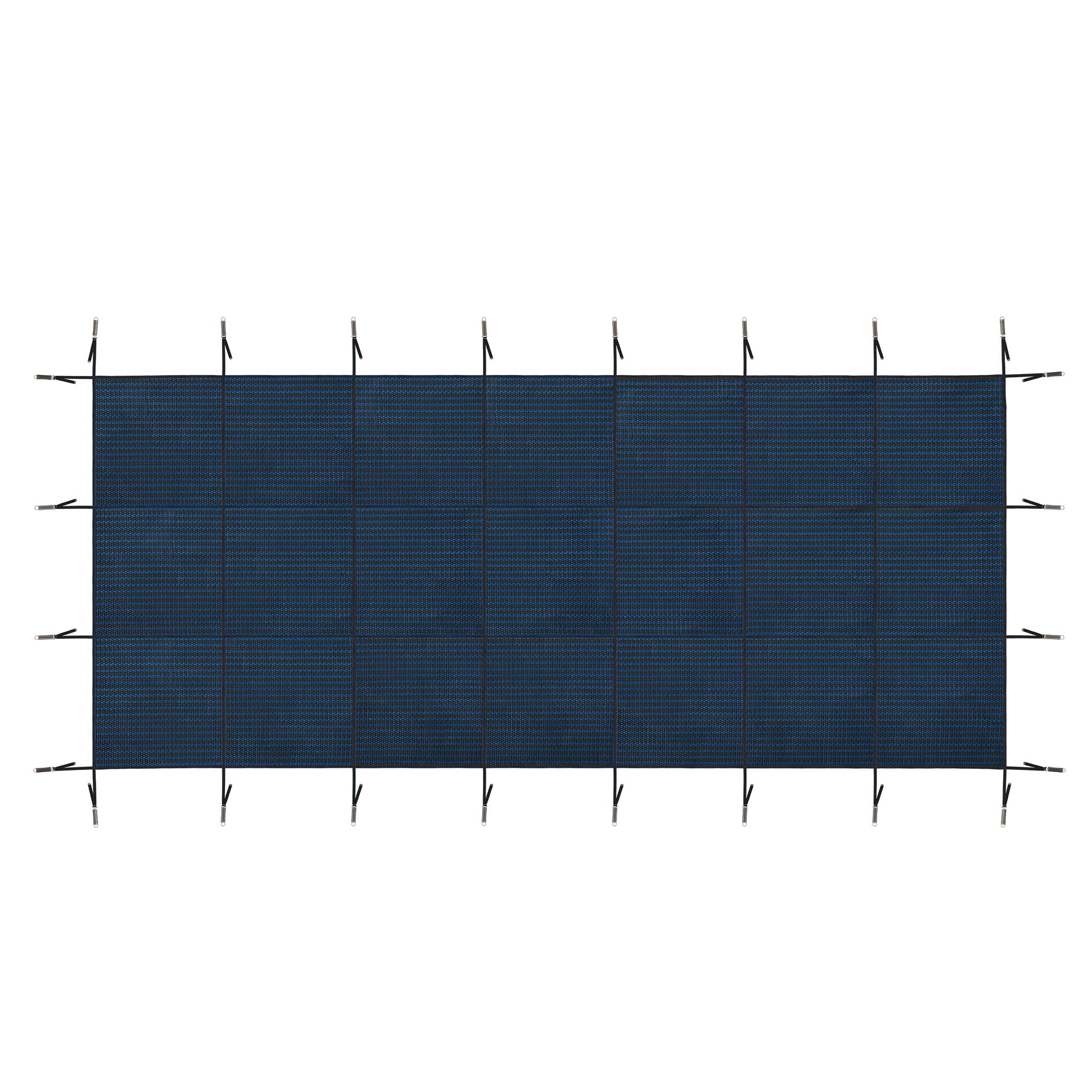Swimming Pool Safety Cover For Rectangular Underground Pools - Blue
