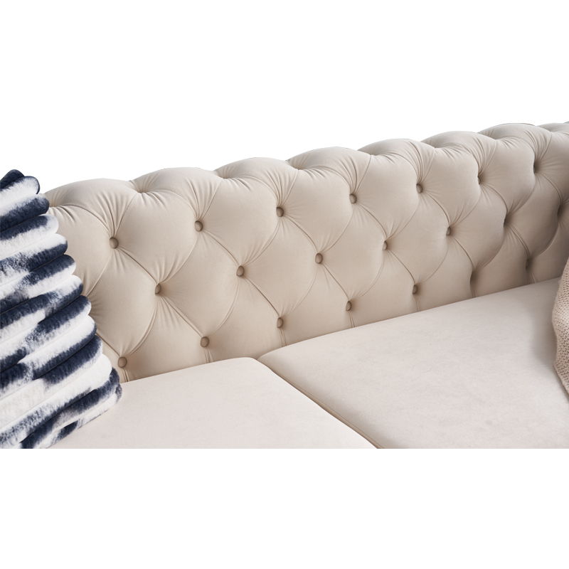 Chesterfield - Modern Tufted Living Room Sofa, 84.25&