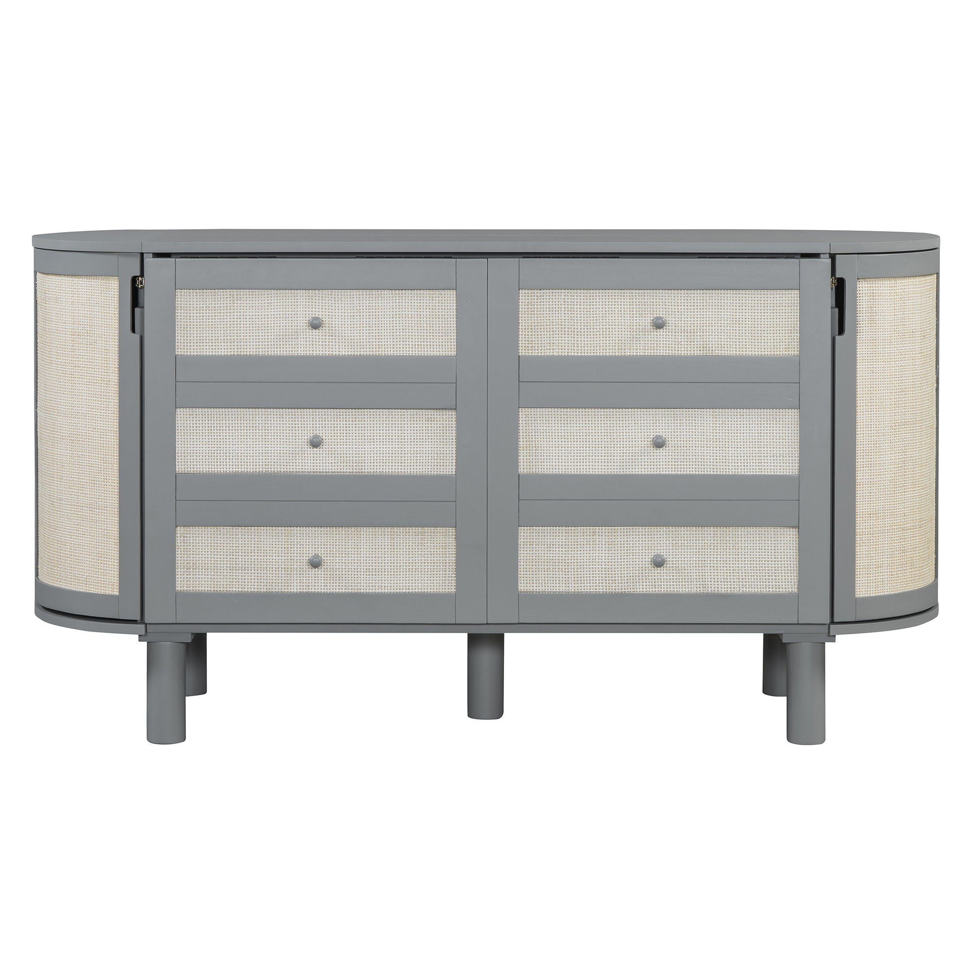 Murphy Bed With Hidden Storage & Modern Woven Design