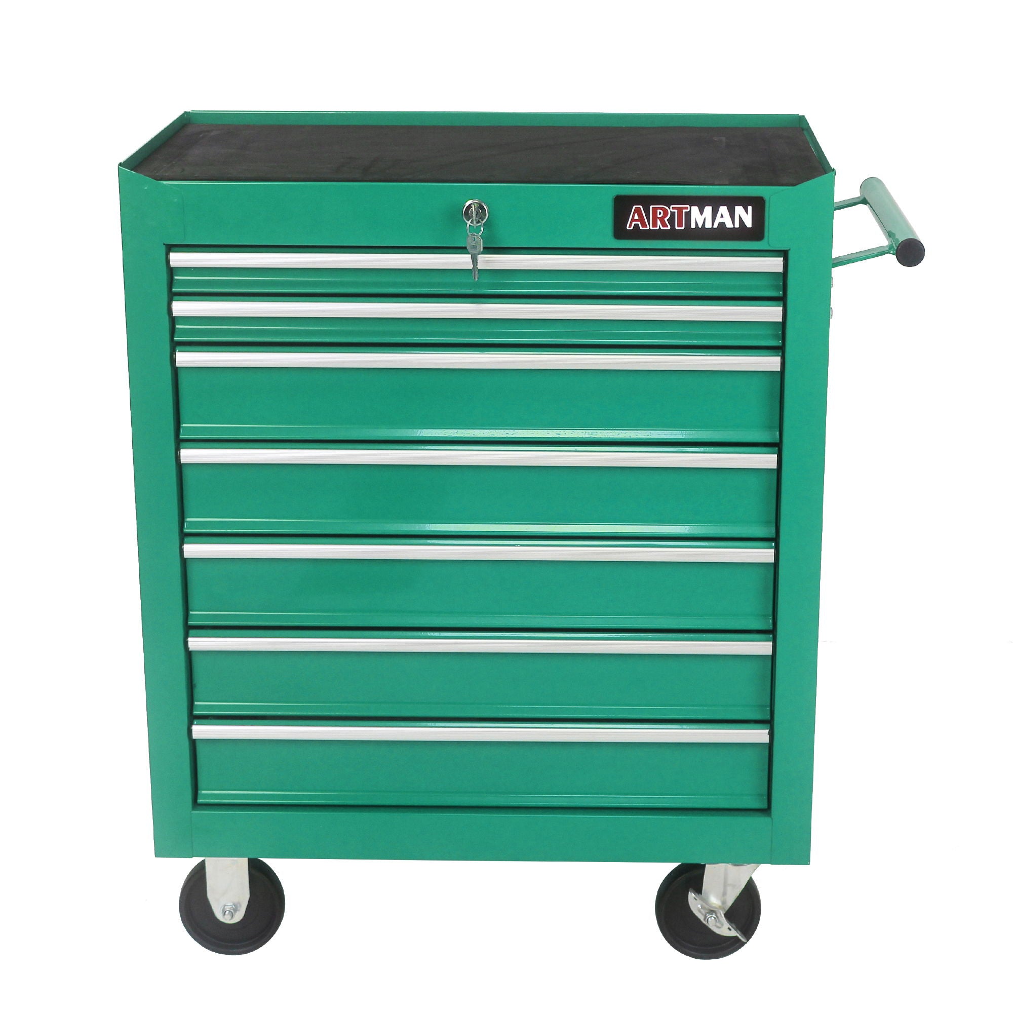 7 Drawers Multifunctional Tool Cart With Swivel Wheels