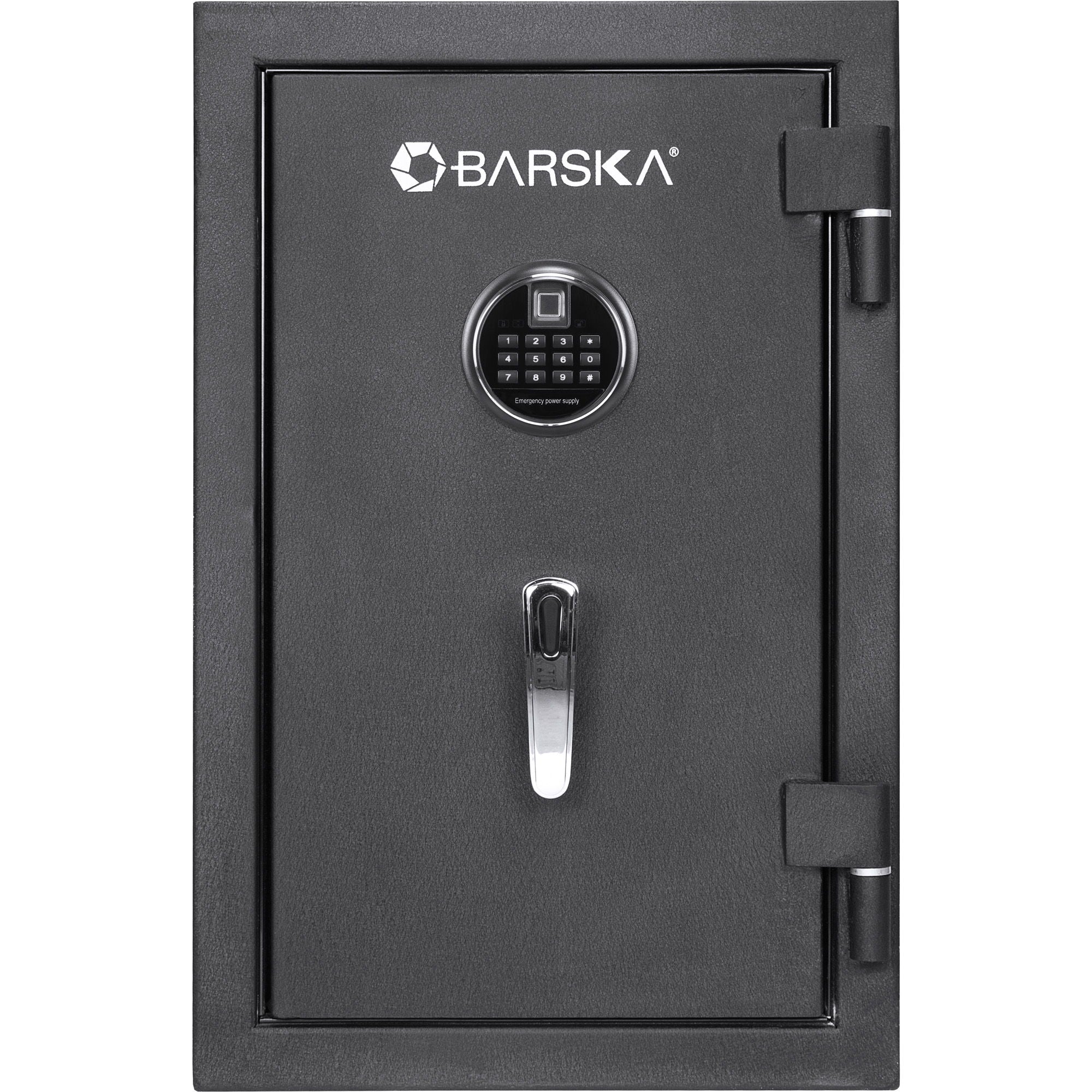 2.02 Cubic Ft Biometric Keypad Fire Resistant Safe - Black