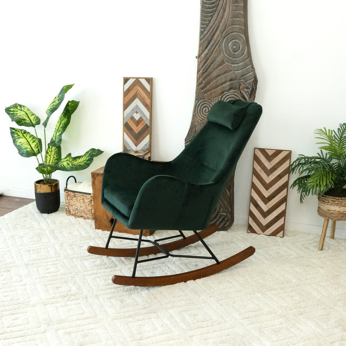 Chel - Mid-Century Modern Rocking Chair