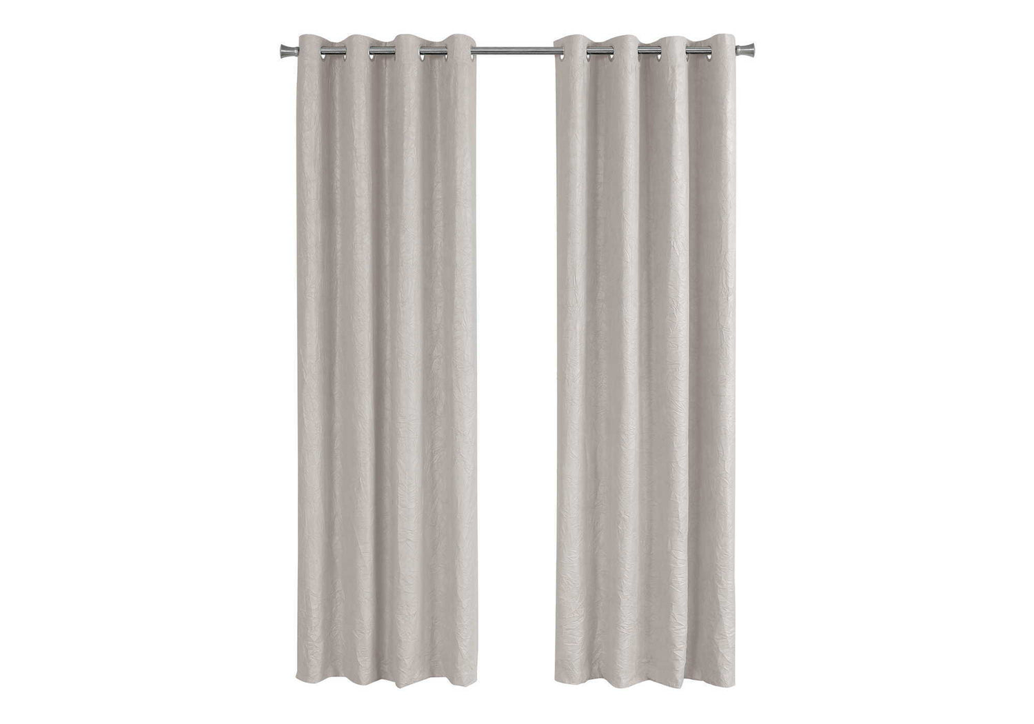 2 Pieces Set, Curtain Panel, Room Darkening, Grommet, Contemporary & Modern