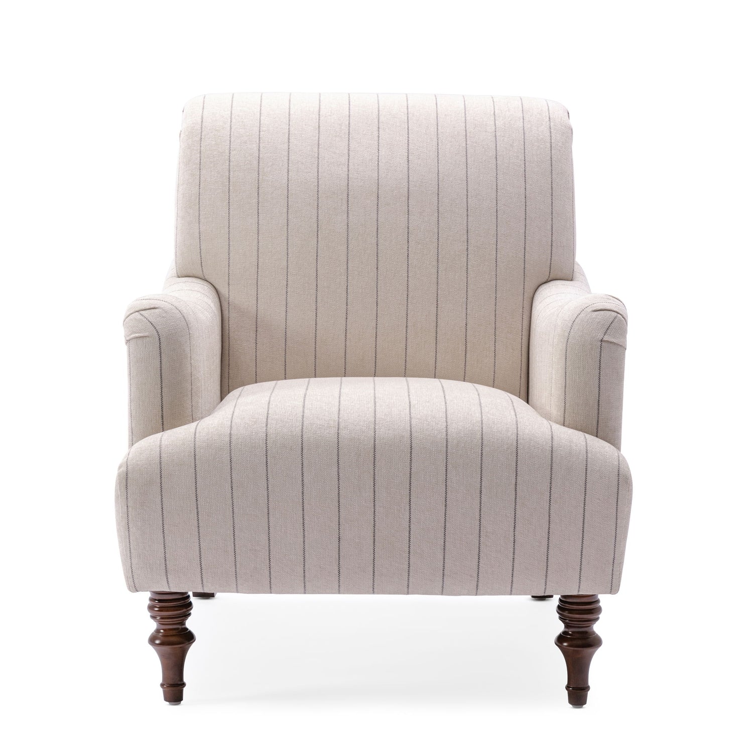 Sylvia - Striped Arm Chair - Natural