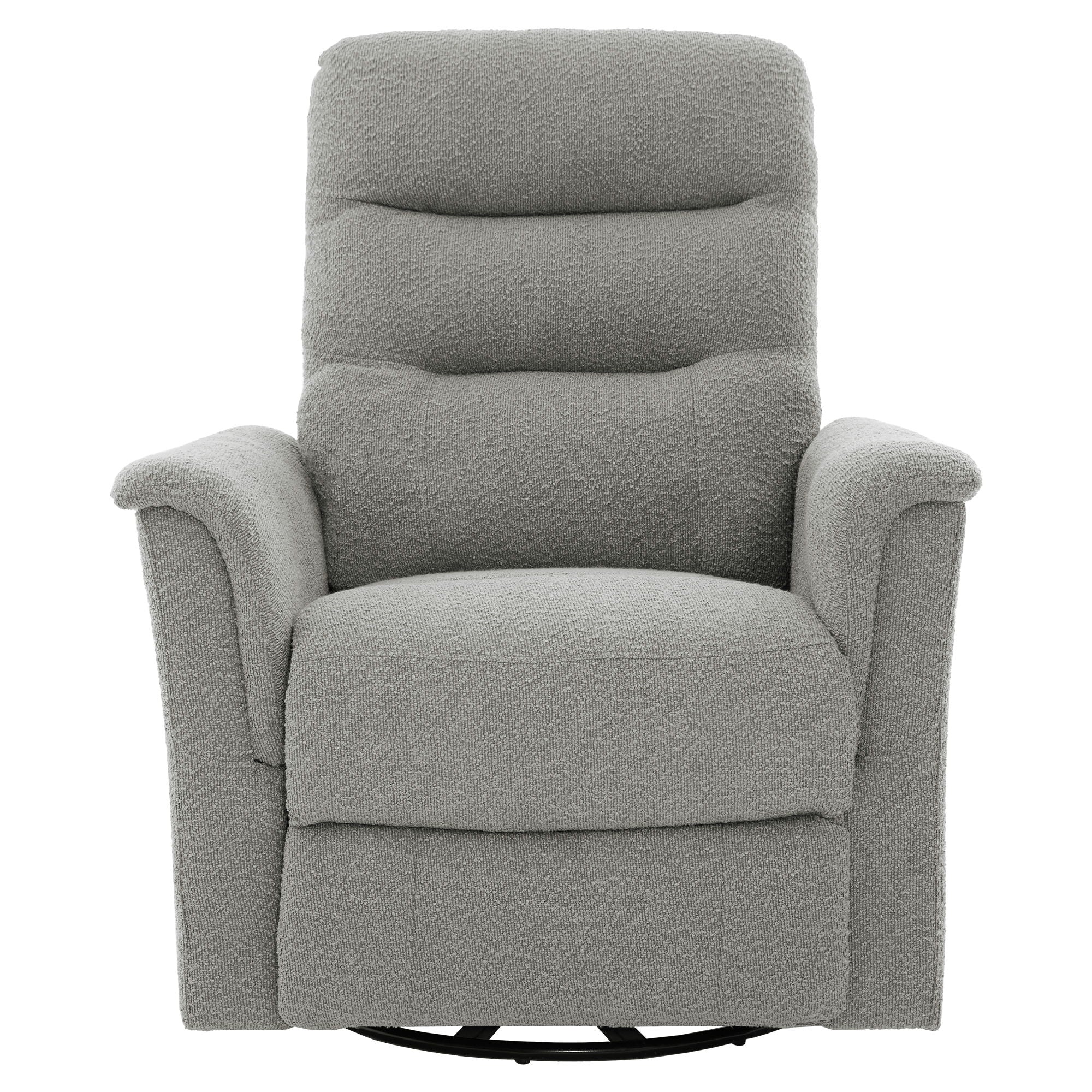 Manual Recliner Chair With 8 Point Massage And Swivel Function