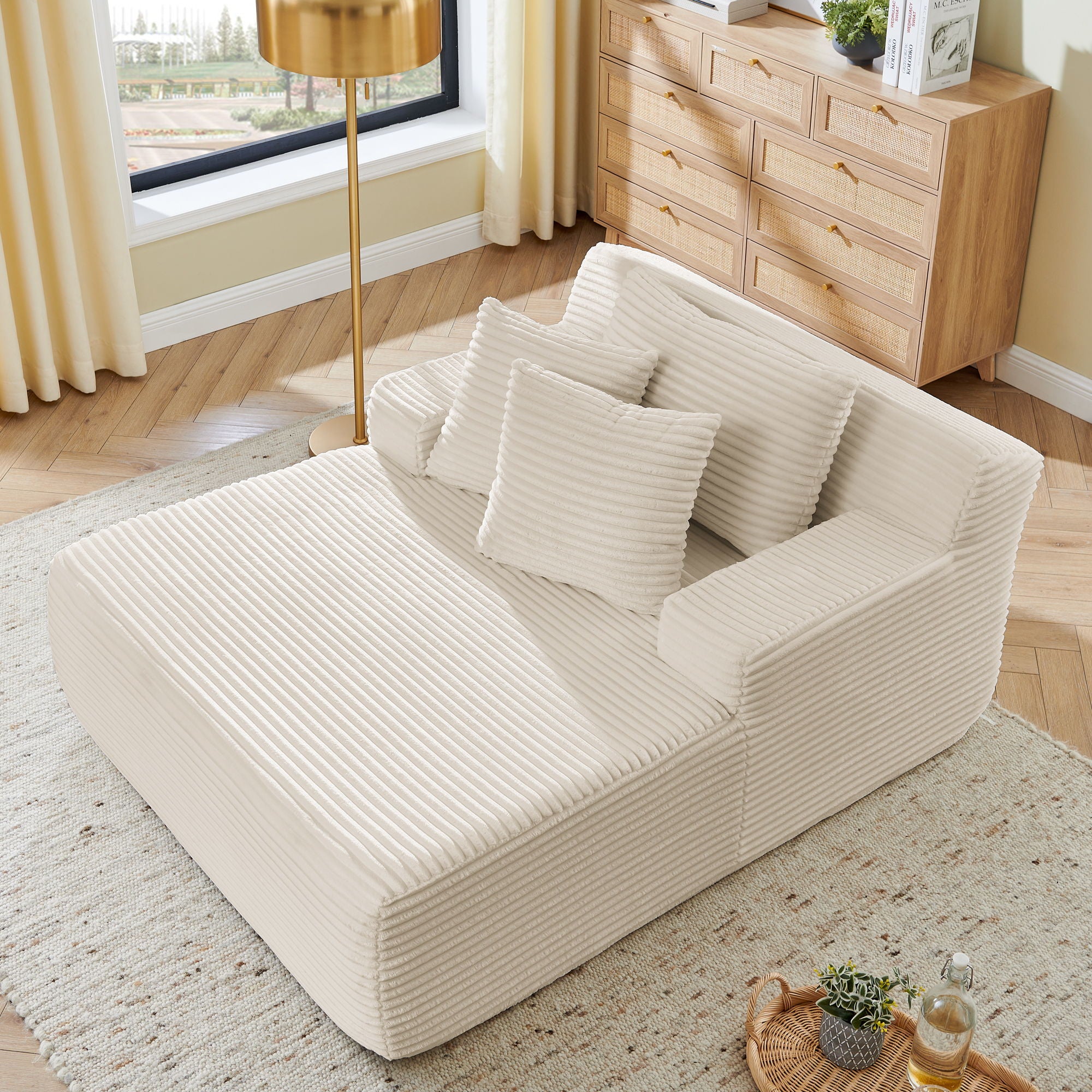 Modern Single Lazy Sofa Lounge Chair With High Density Foam
