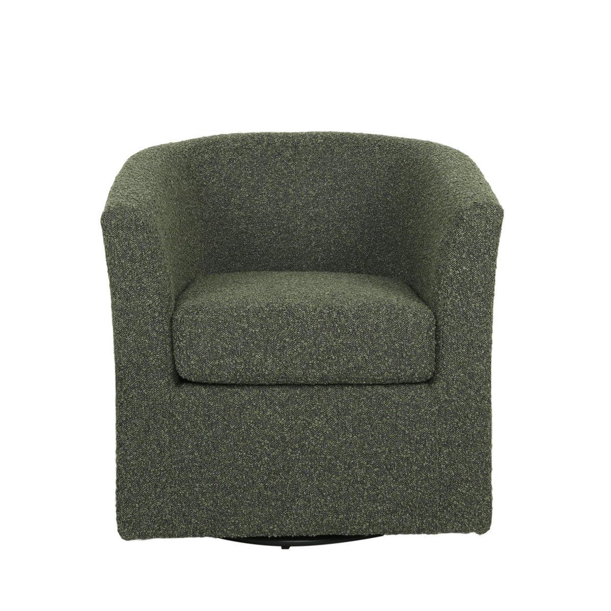 Melodize - Swivel Club Chair With Barrel Shape Design