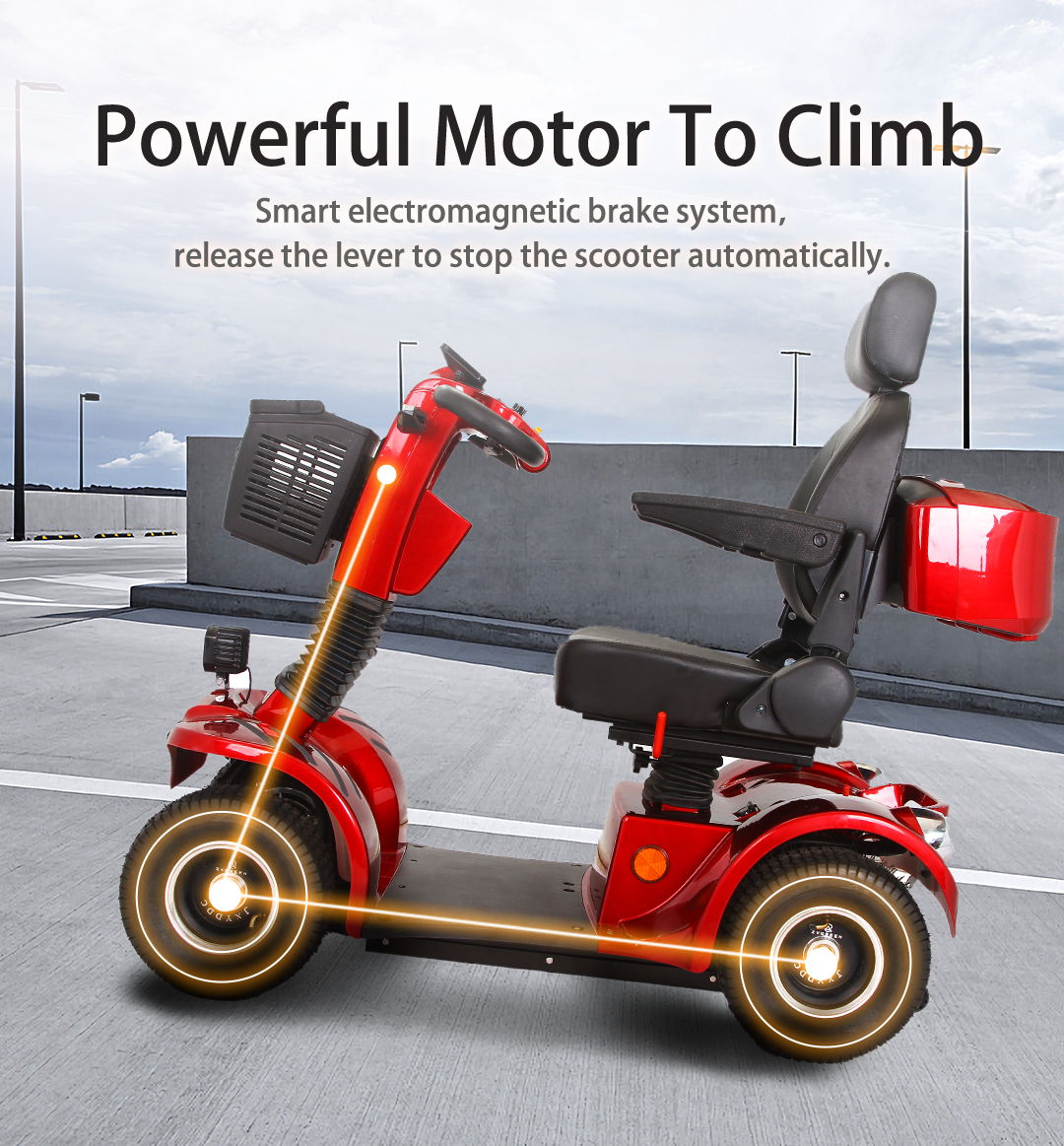 Mobility Scooter - Red