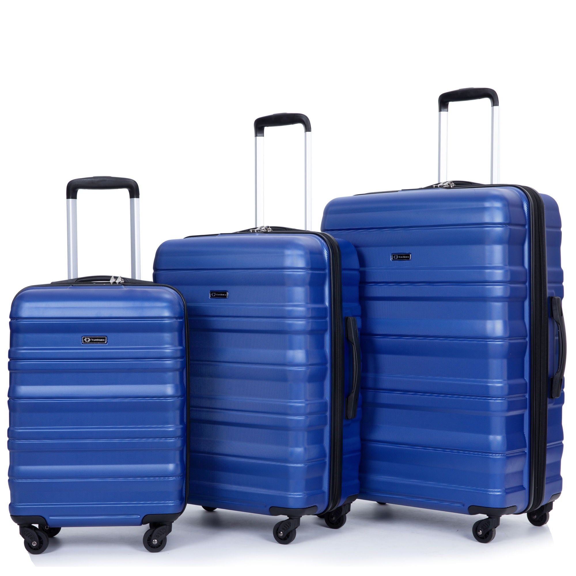 Expandable 3 Piece Luggage Sets Lightweight & Durable Suitcase, Spinner Wheels, Tsa Lock