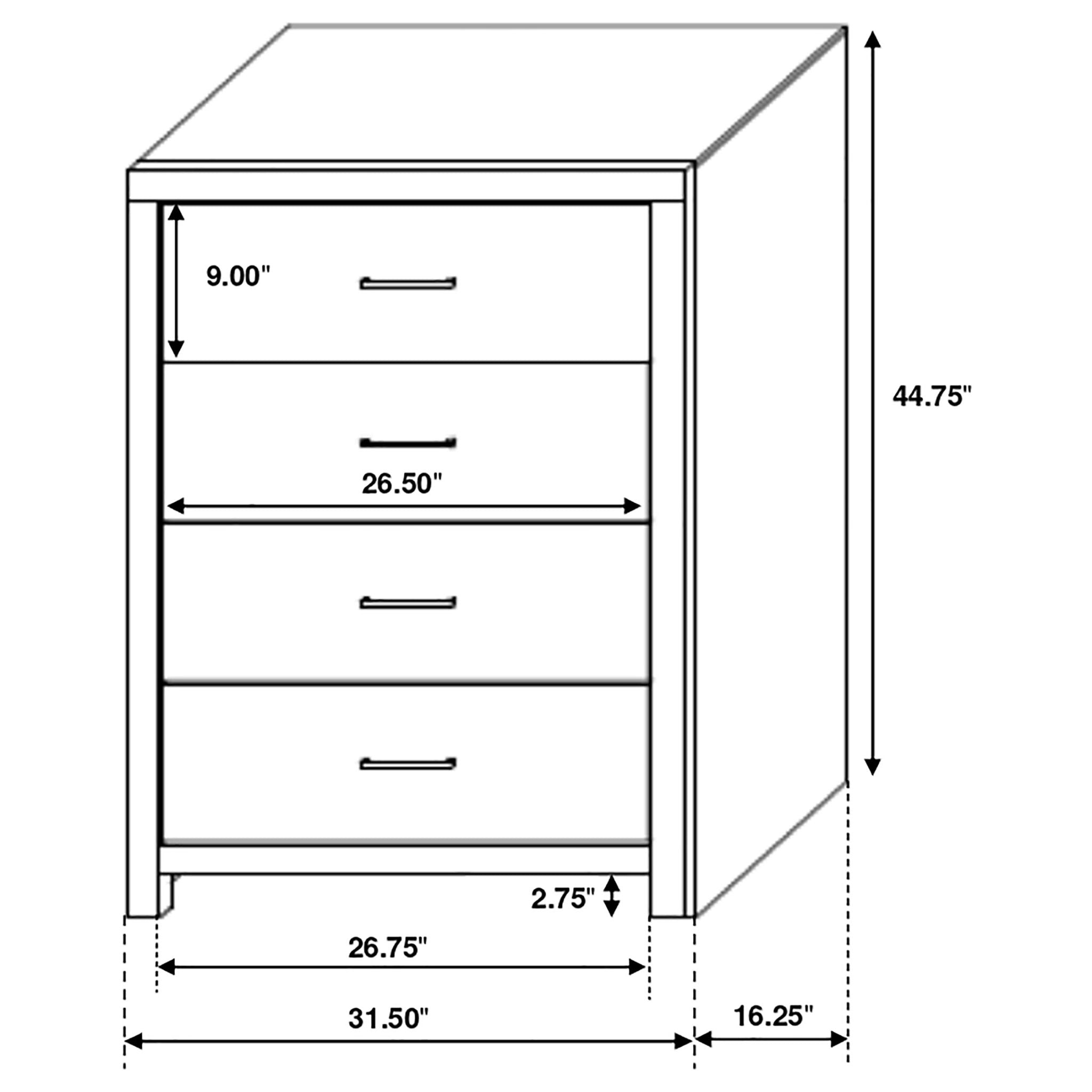 Geary - 4 Drawer Chest