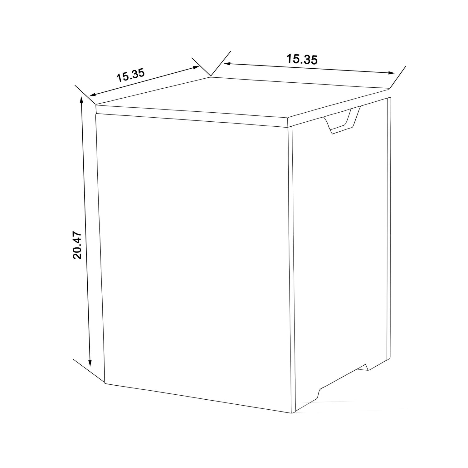 Modern Square Propane Tank Cover Holder With Multi Functional Utility - Gray