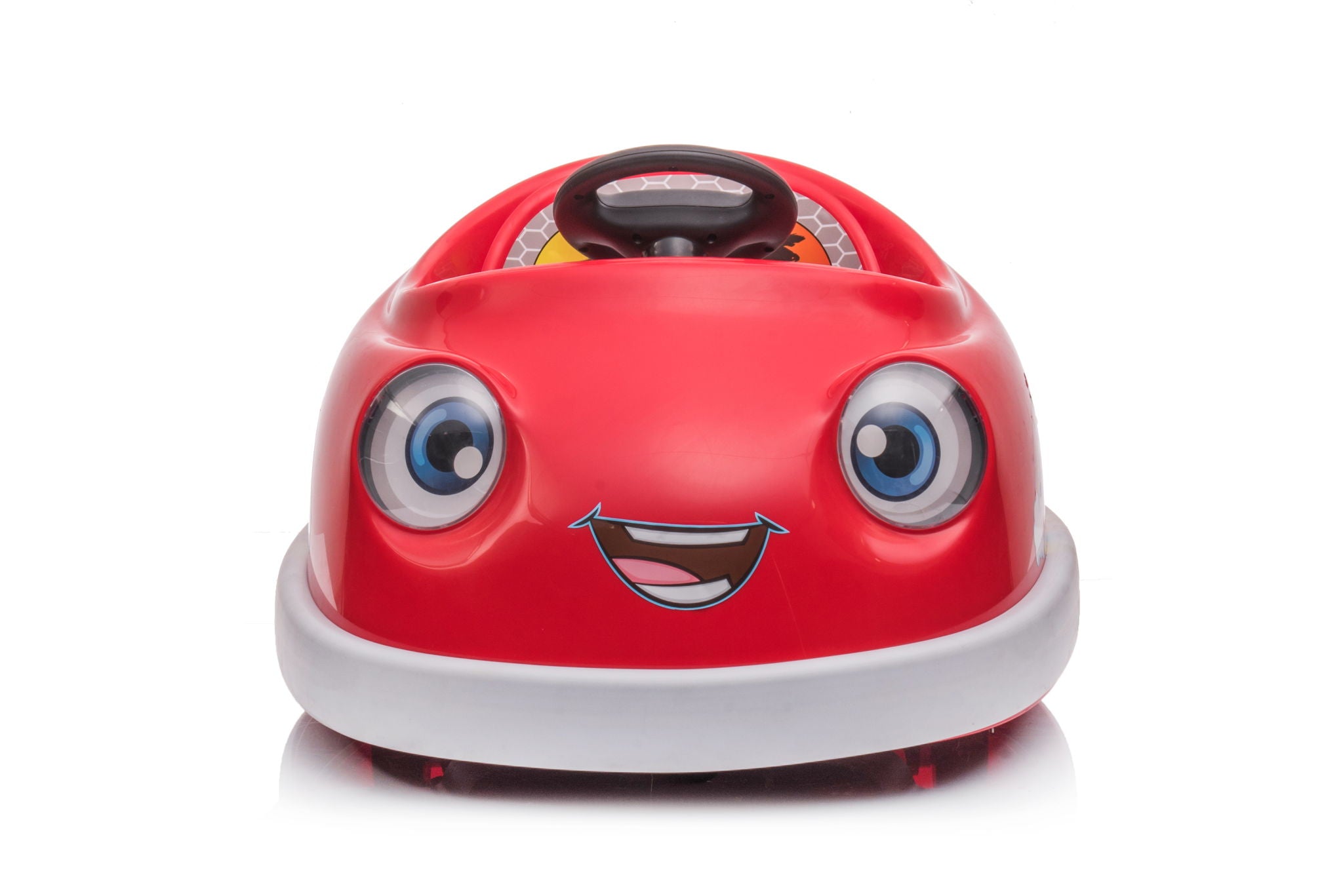 Bumper Car For Kids, 12V Dual Drive 1-6 Years Old Children&
