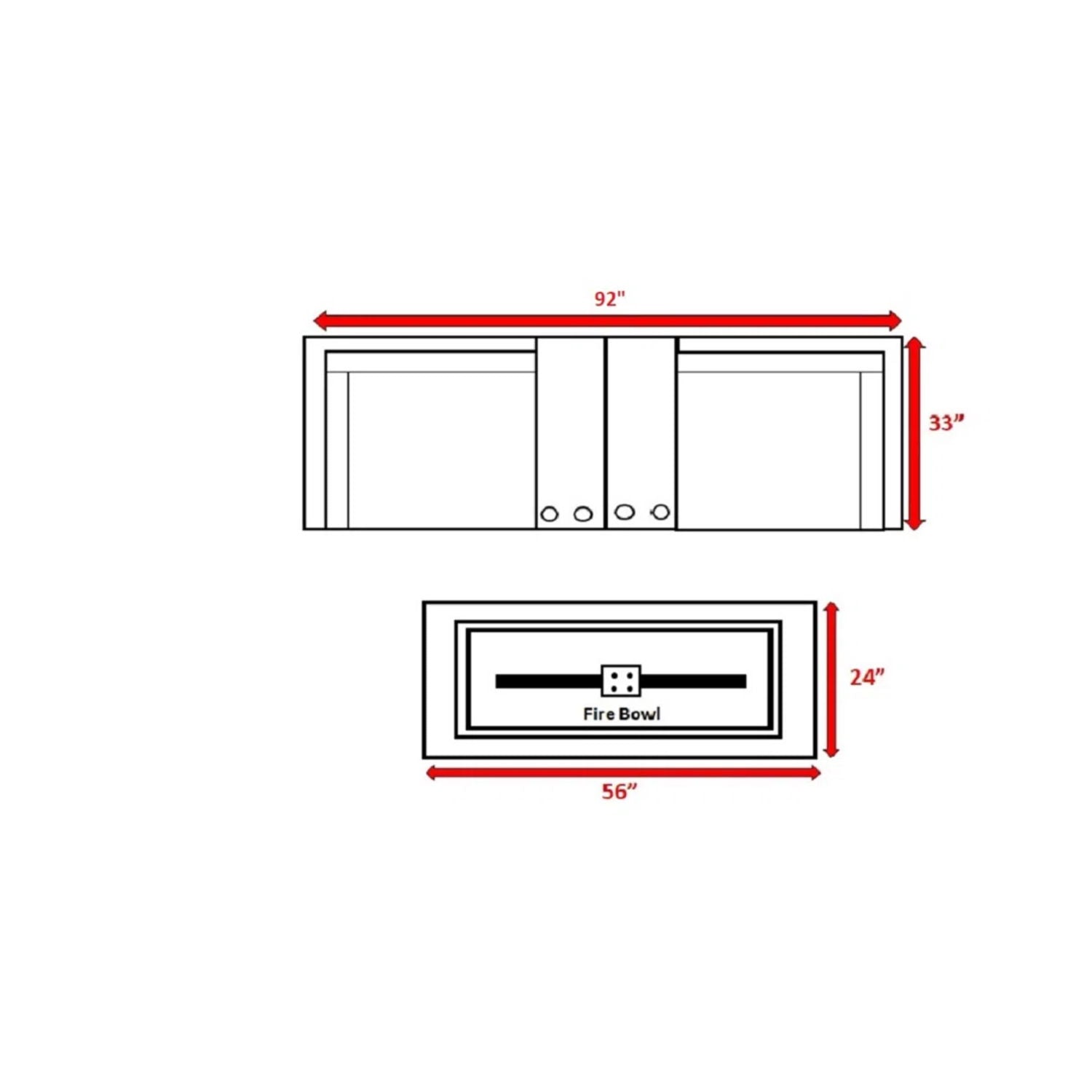 Outdoor Elegance Conversation Set With Fire Pit