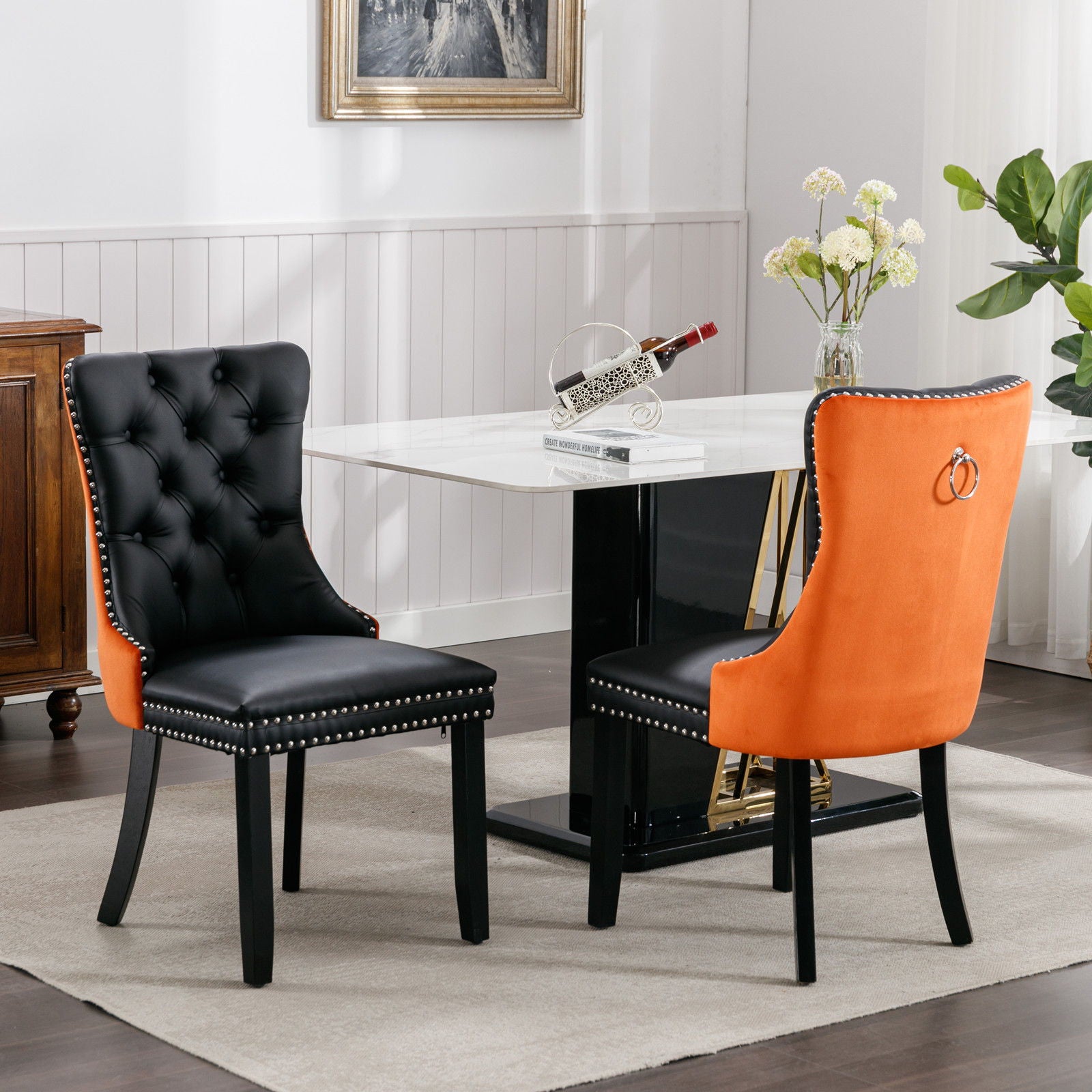 Nikki - Modern Upholstered Dining Chair (Set of 2)