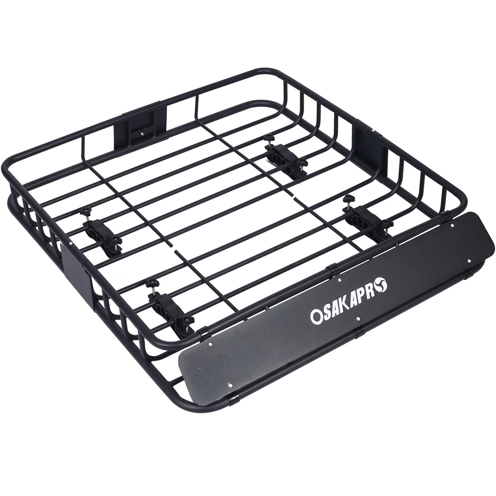 Motoring Rooftop Cargo Carrier Basket Steel, Universal Fit Roof Rack