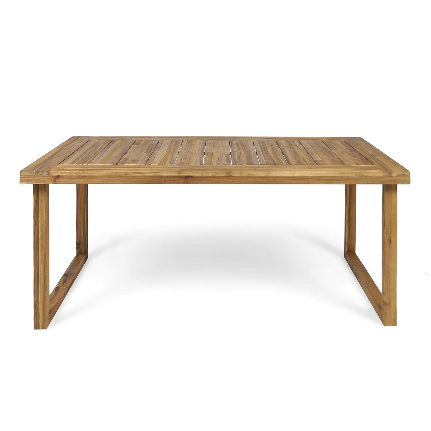 Outdoor Dining Set - Sandblast Natural Finish