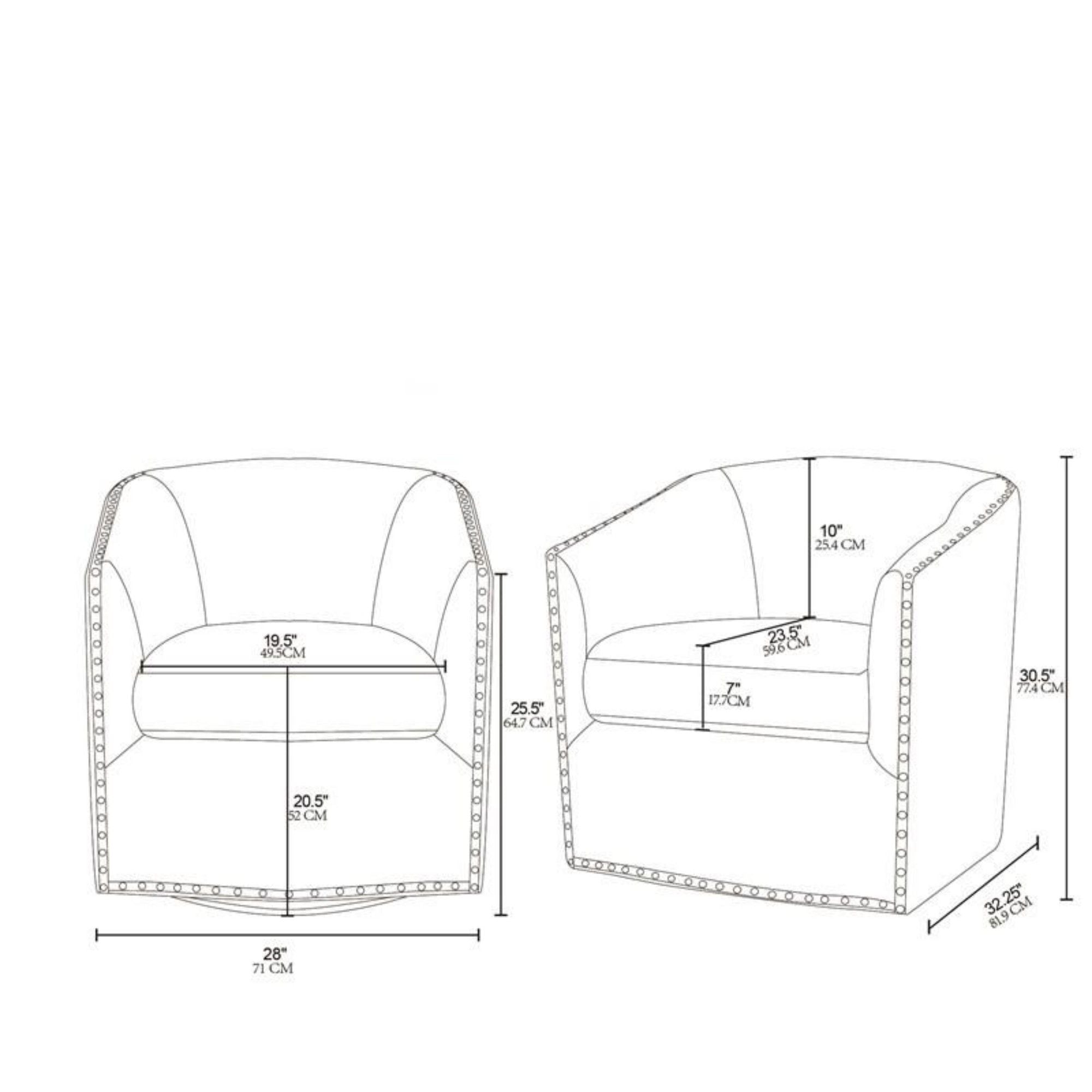 Luxurious Chair With 360 Degree Rotation