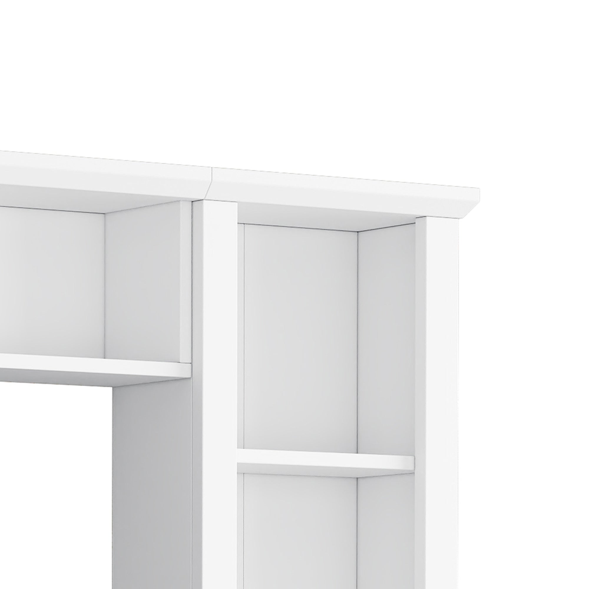 ON-TREND Minimalist Entertainment Wall Unit Set with Bridge for TVs Up to 75&