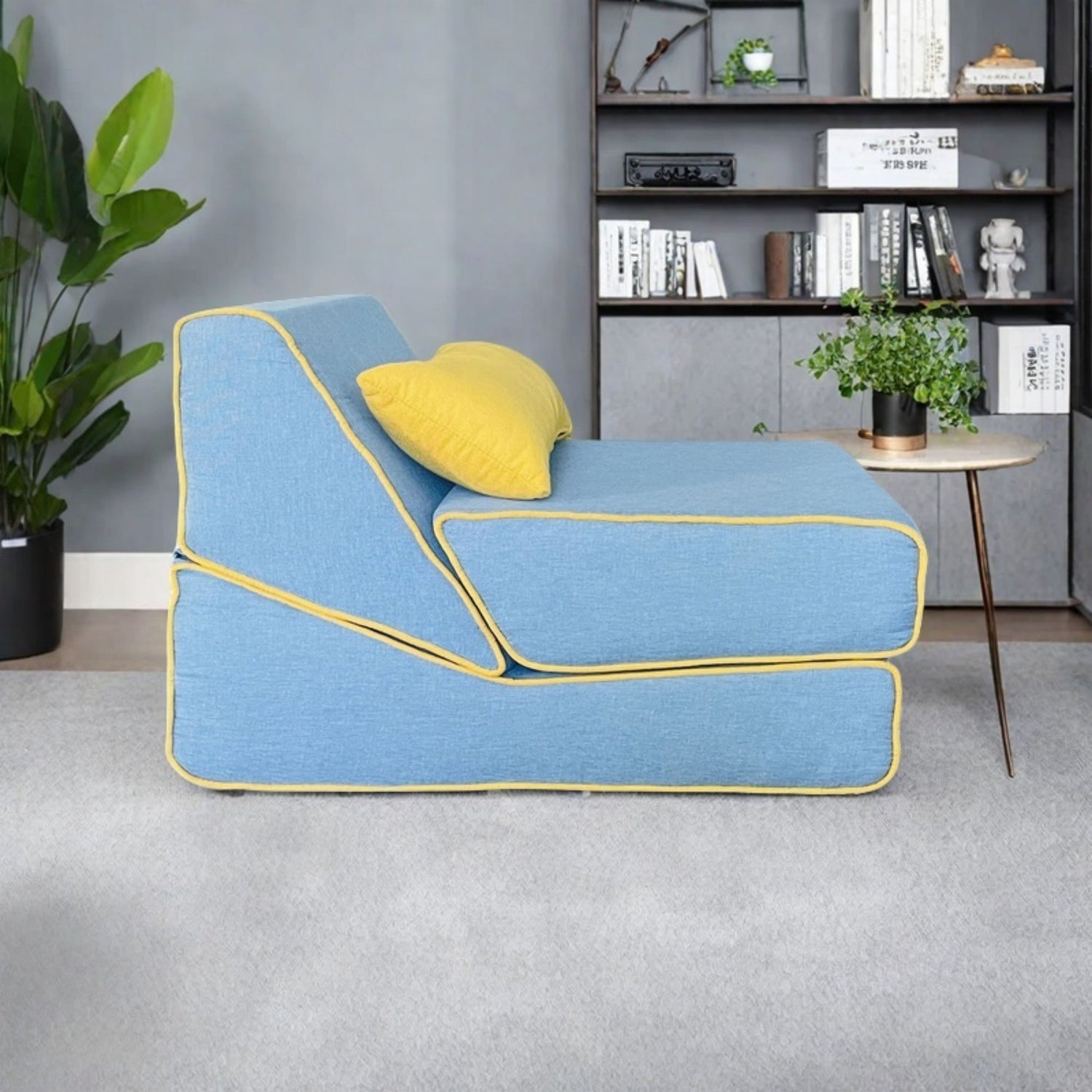 Three In One Folding Sofa, Convertible Bed, Easy To Carry Outdoors, Suitable For Living Room, Bedroom, Lounge, Outdoor