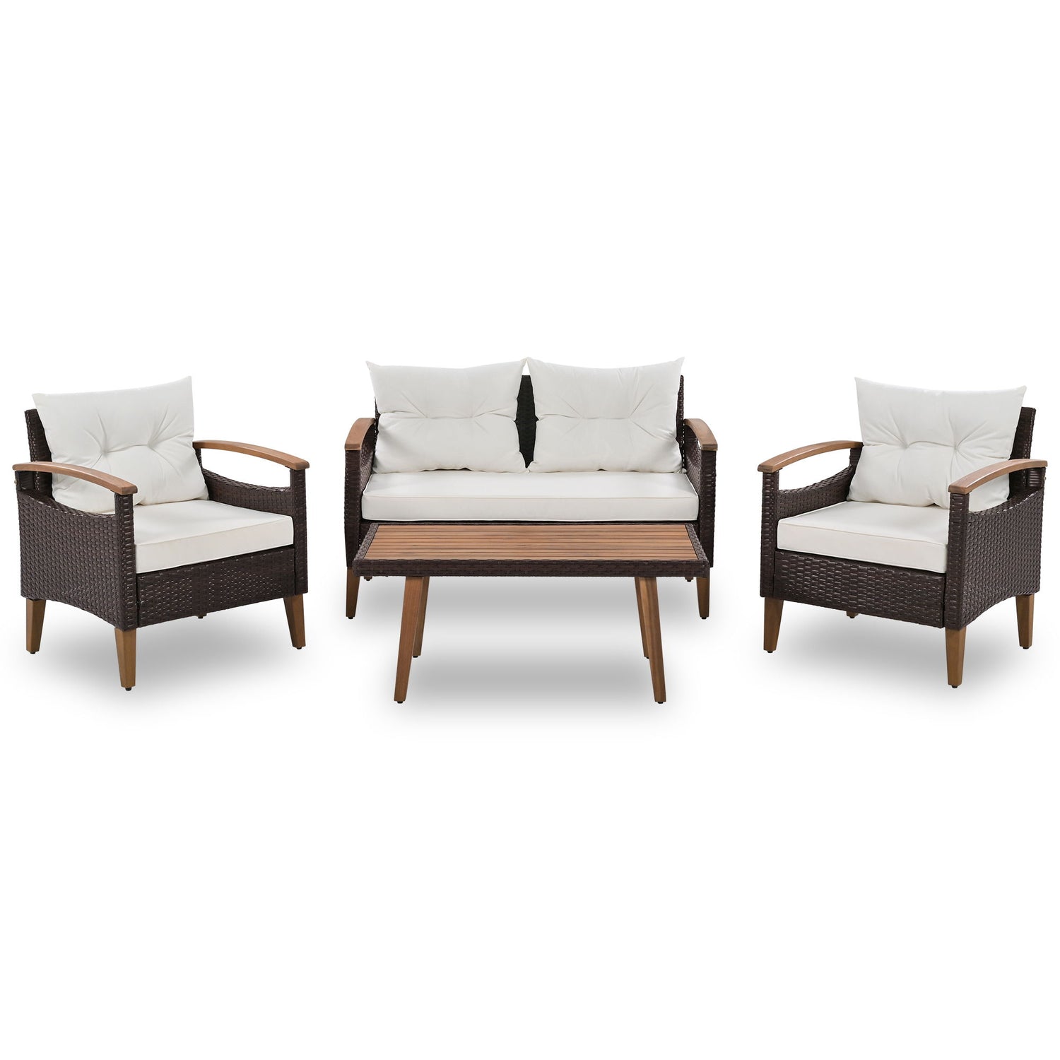 4 Piece Garden Furniture, Patio Seating Set