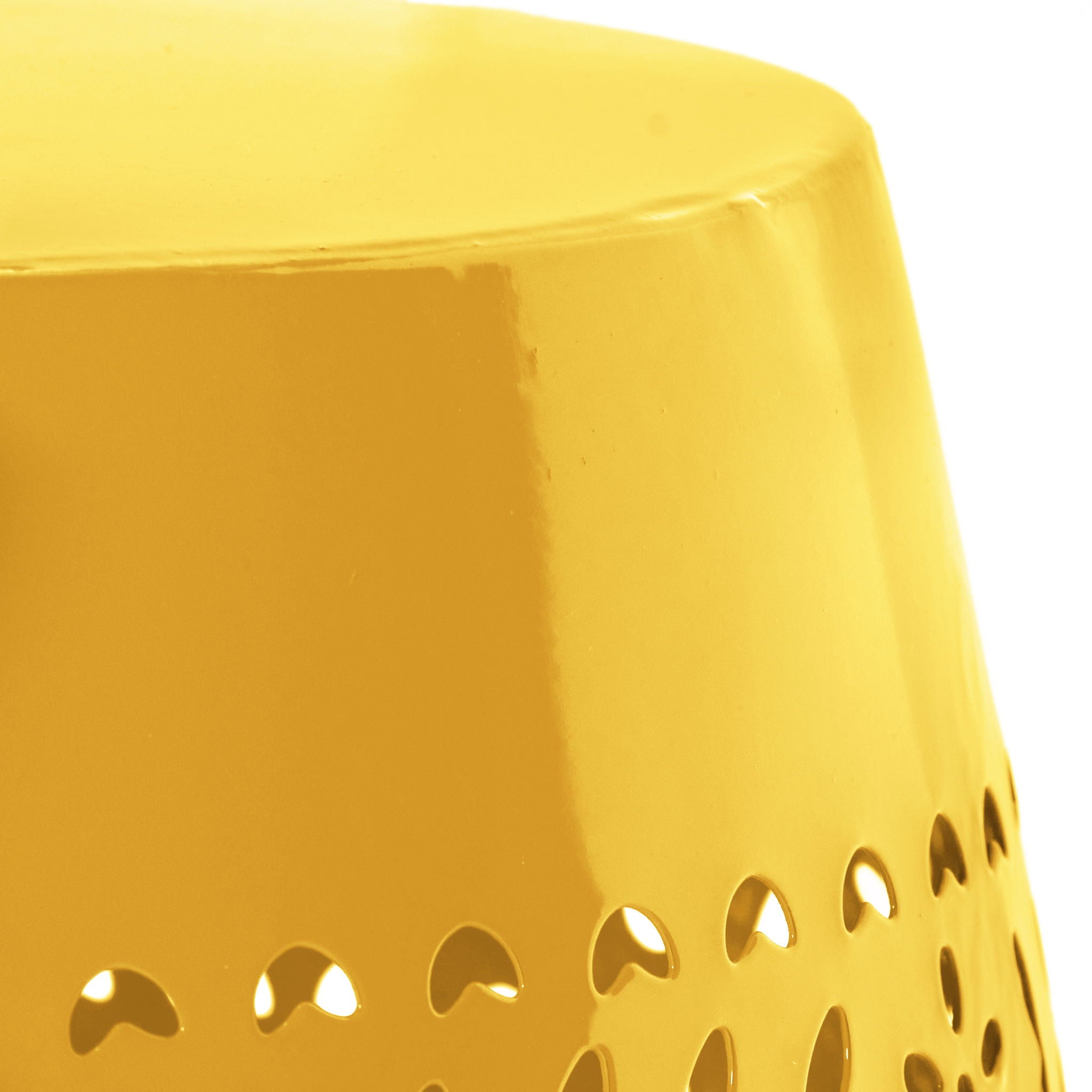 12" Outdoor Lace Cut Side Table