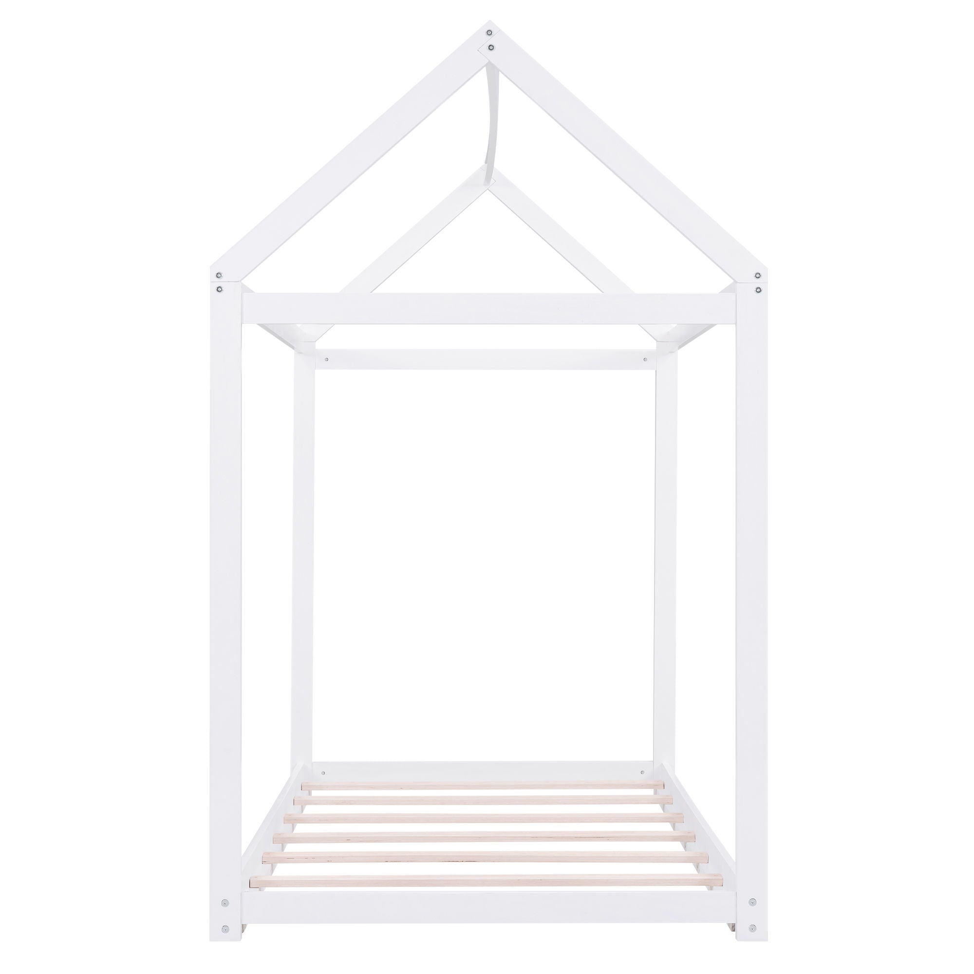 Wooden House Shaped Bed