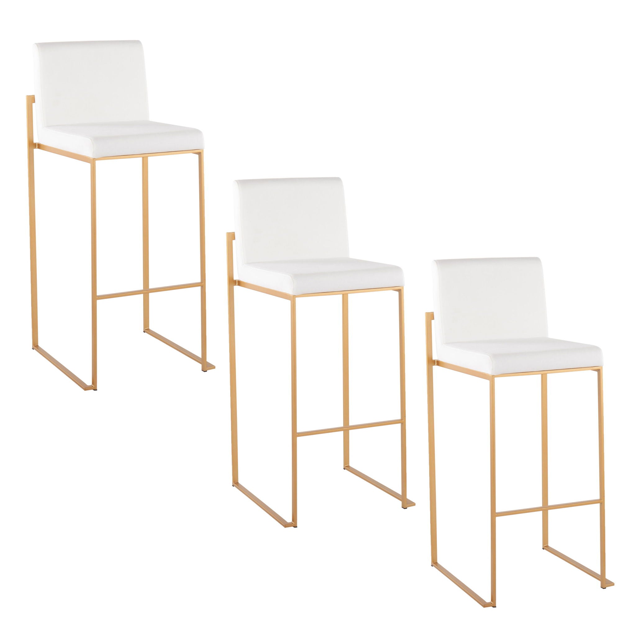 Fuji - Contemporary Design High Back Barstool
