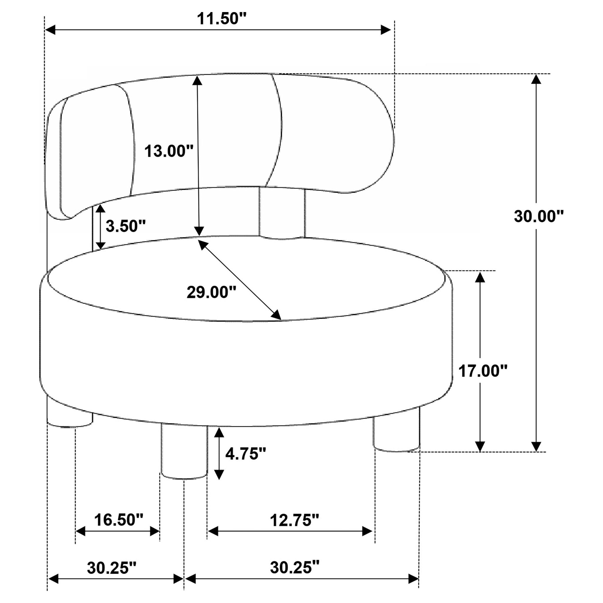 Calianna - Barrel Back Accent Chair