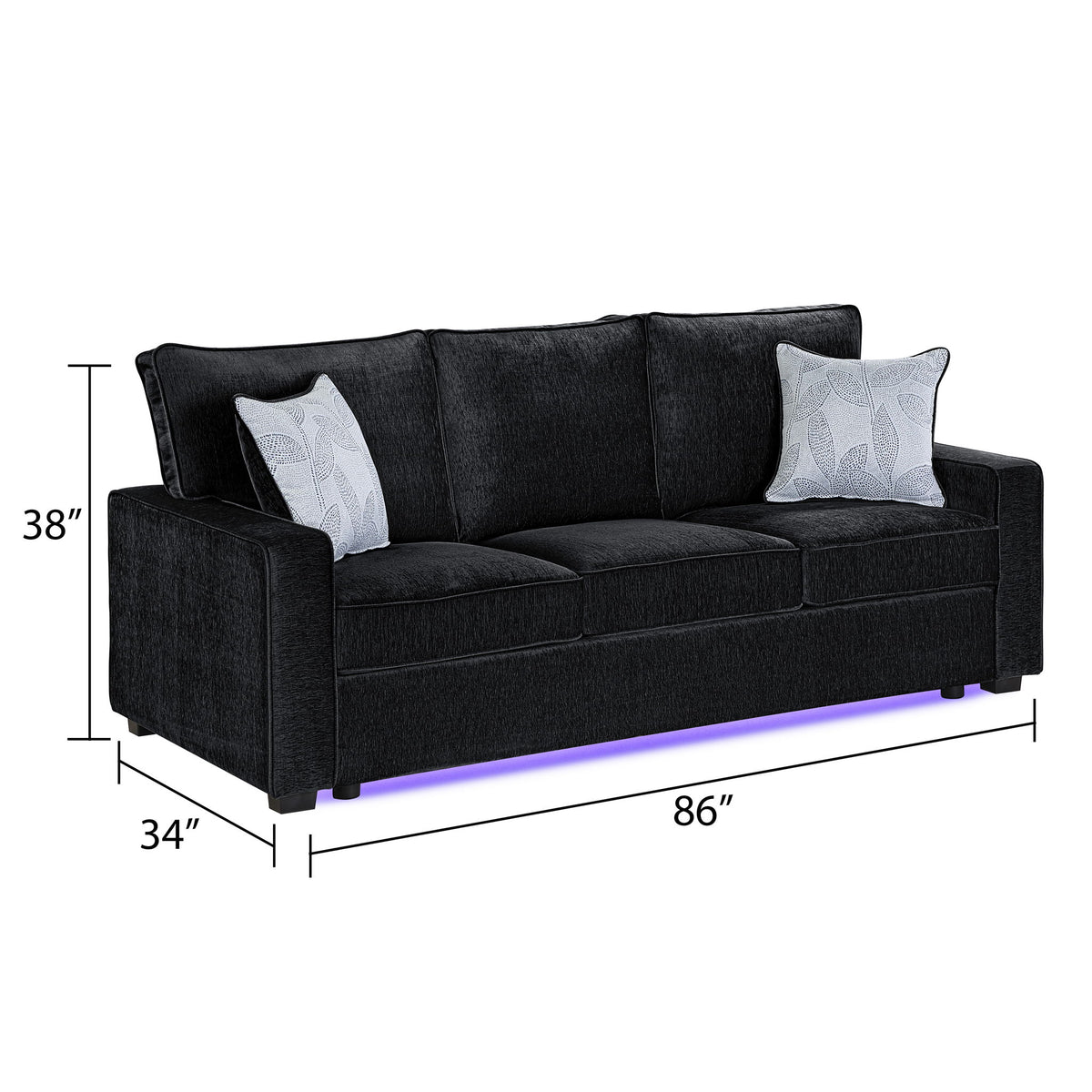 Rita - Sofa, LED Base Lighting