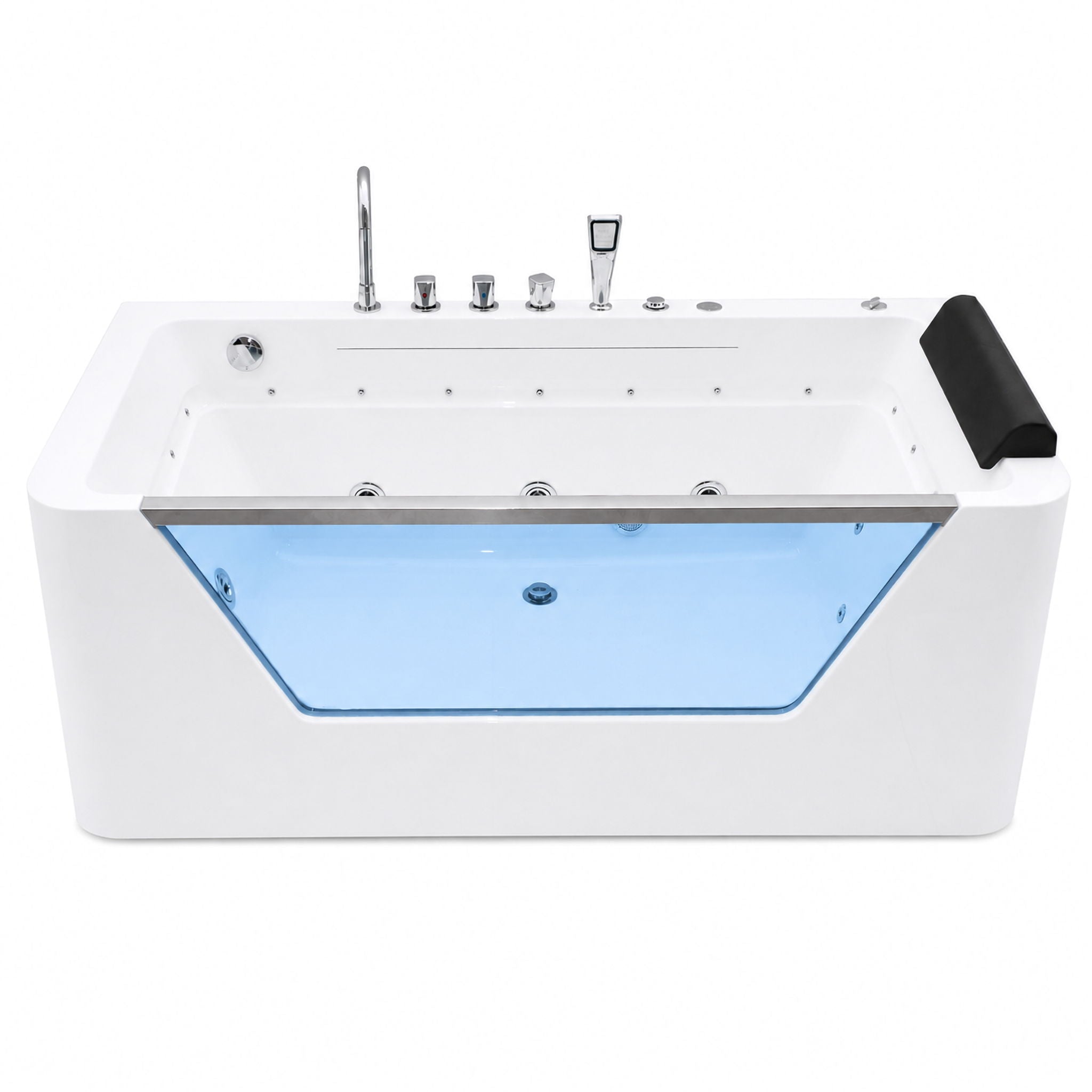 Xavier - Single Massage Bathtub - Milk White