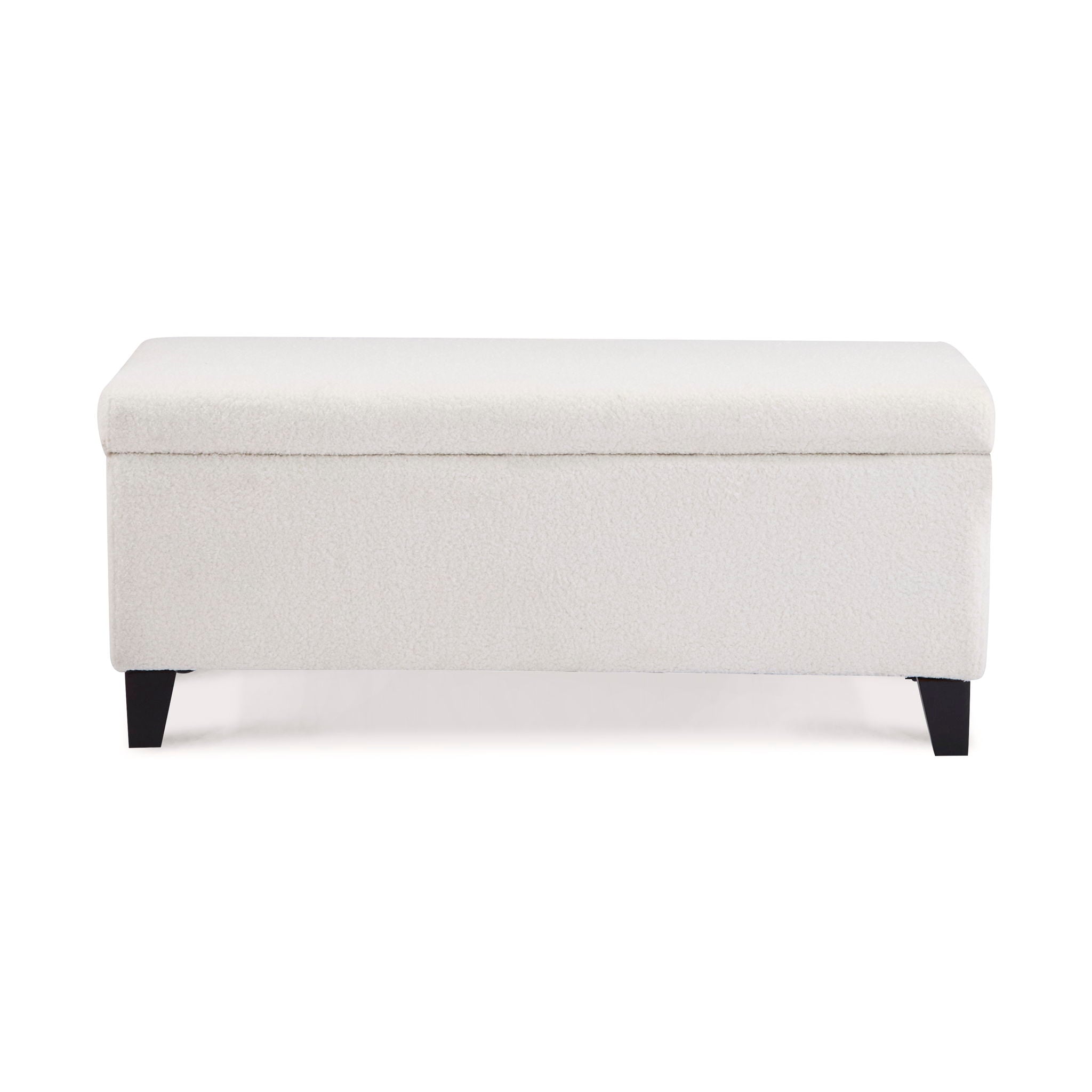 Storage Ottoman With Flip Top Lid
