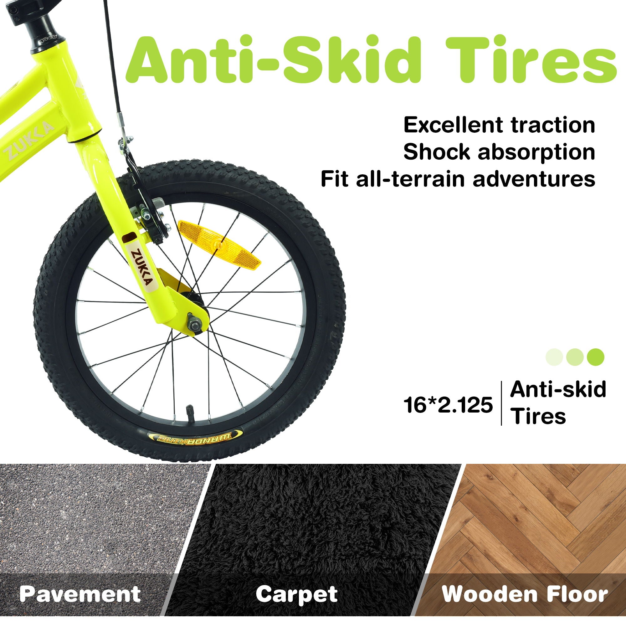 Zukka - Kids Bike, 16" Kids&