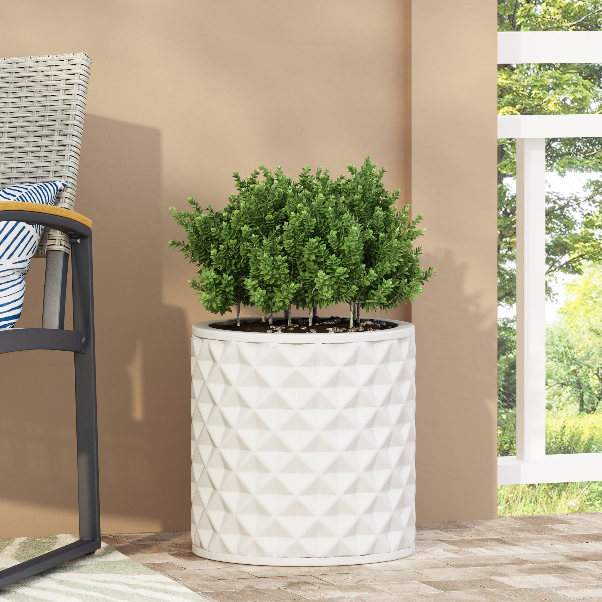 Planter - Antique White