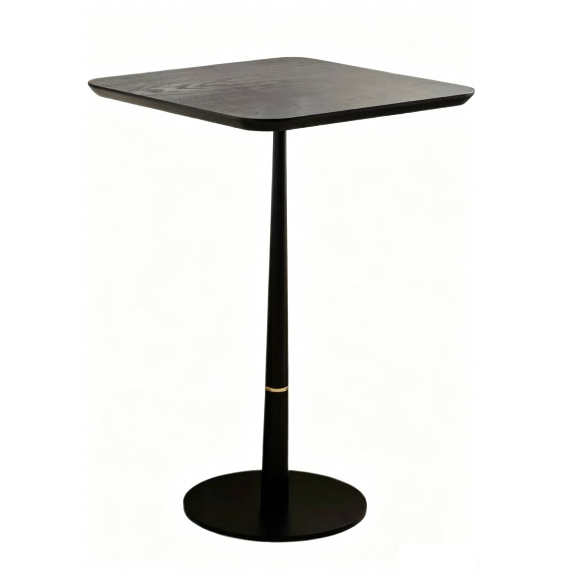 Modern Square Coffee Table And Computer Desk - Black / Gold