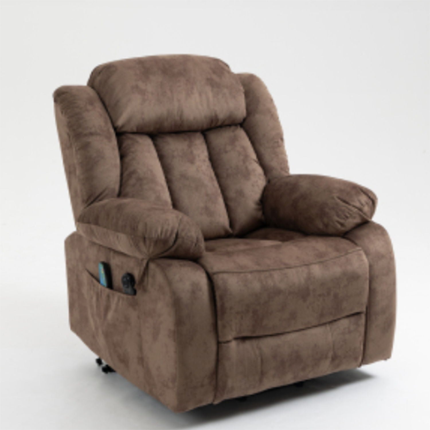 Recliner Lift Chair With Massage & Heating For Living Room - Brown
