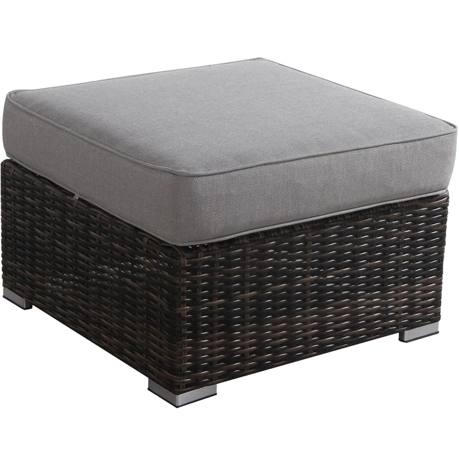 Stylish Outdoor Ottoman With Cushion For Comfort