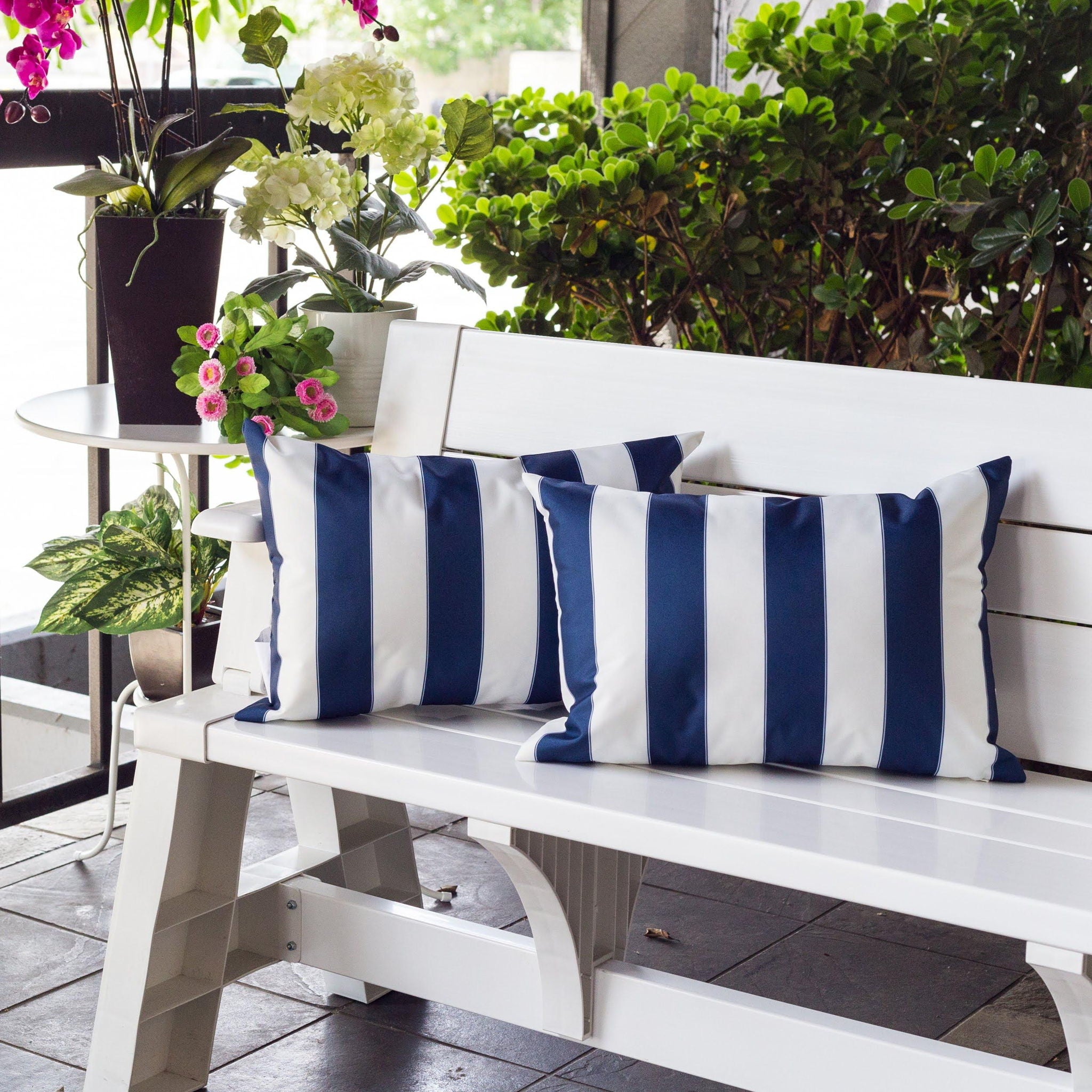 Horizon Stripe Pillow Outdoor & Indoor