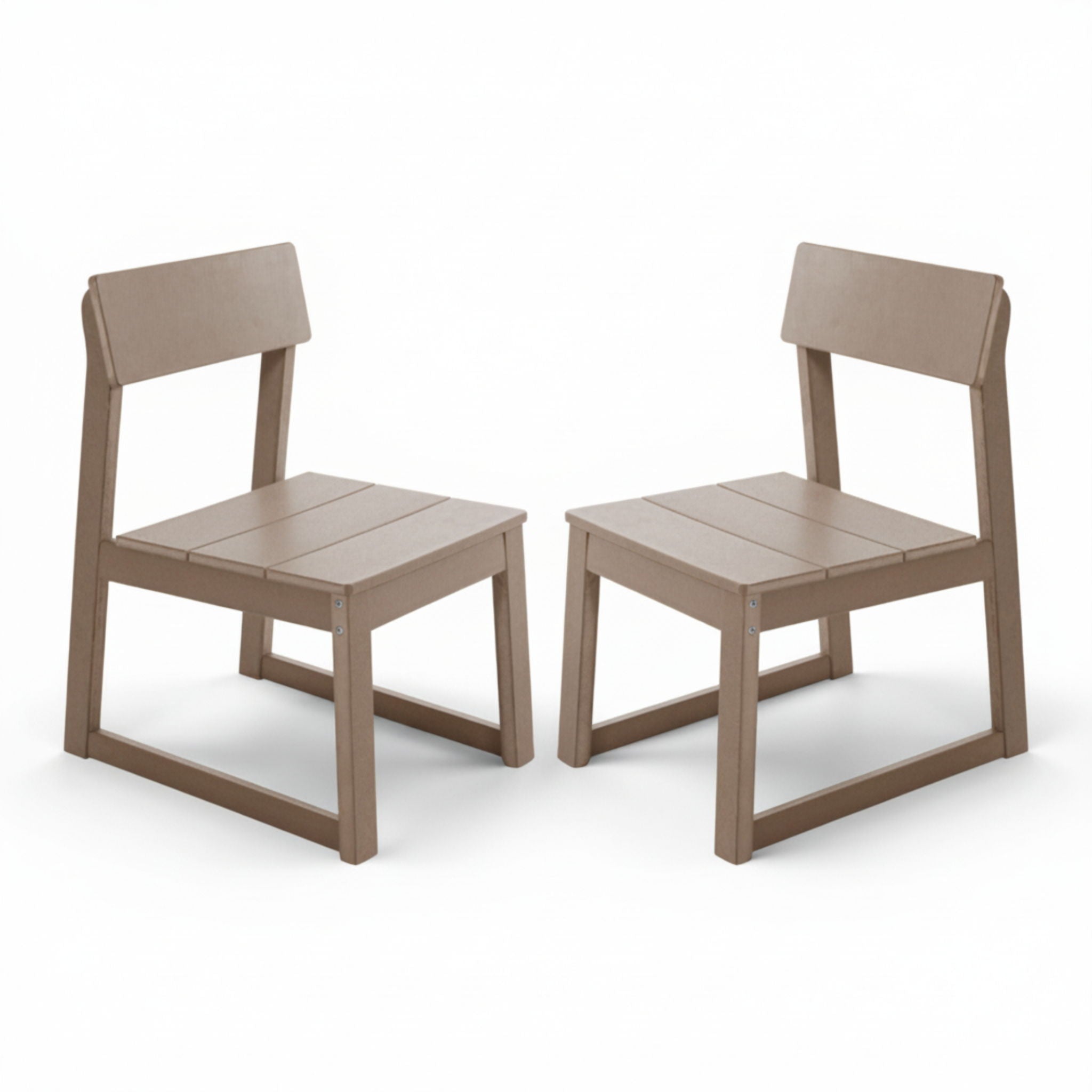 All Weather Patio Dining Chairs (Set of 2)
