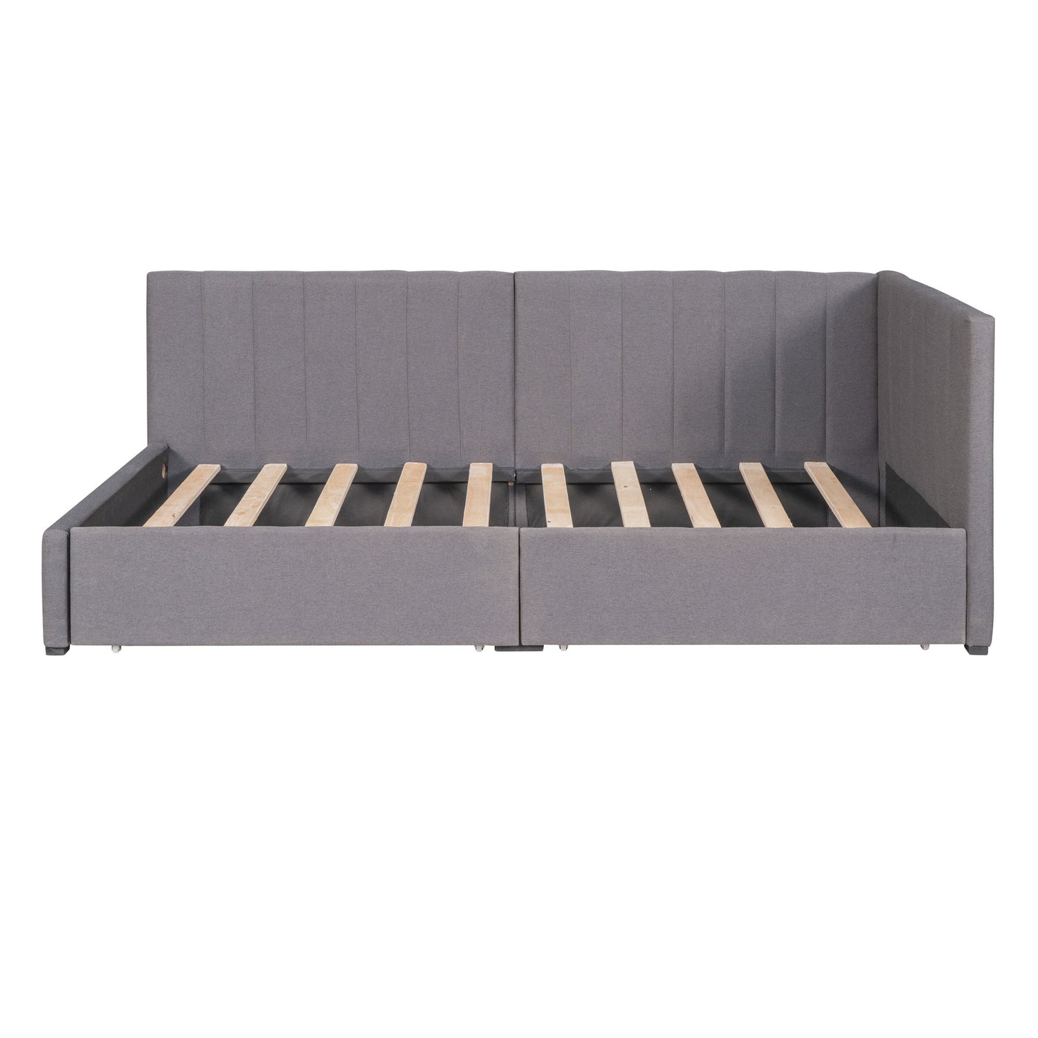 Upholstered Daybed, Sofa Bed Frame, No Box Spring Needed