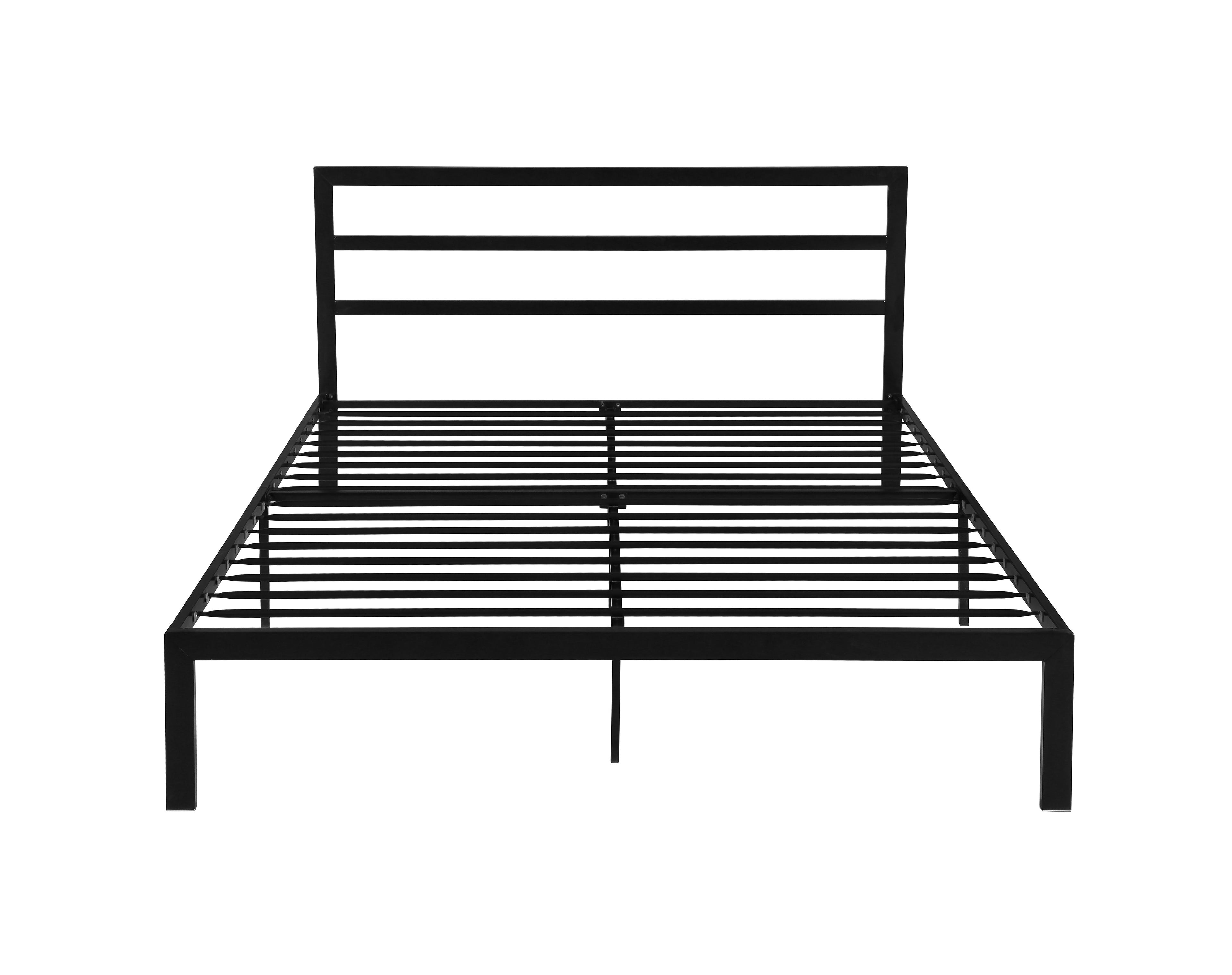 Metal Bed Frame With Headboard