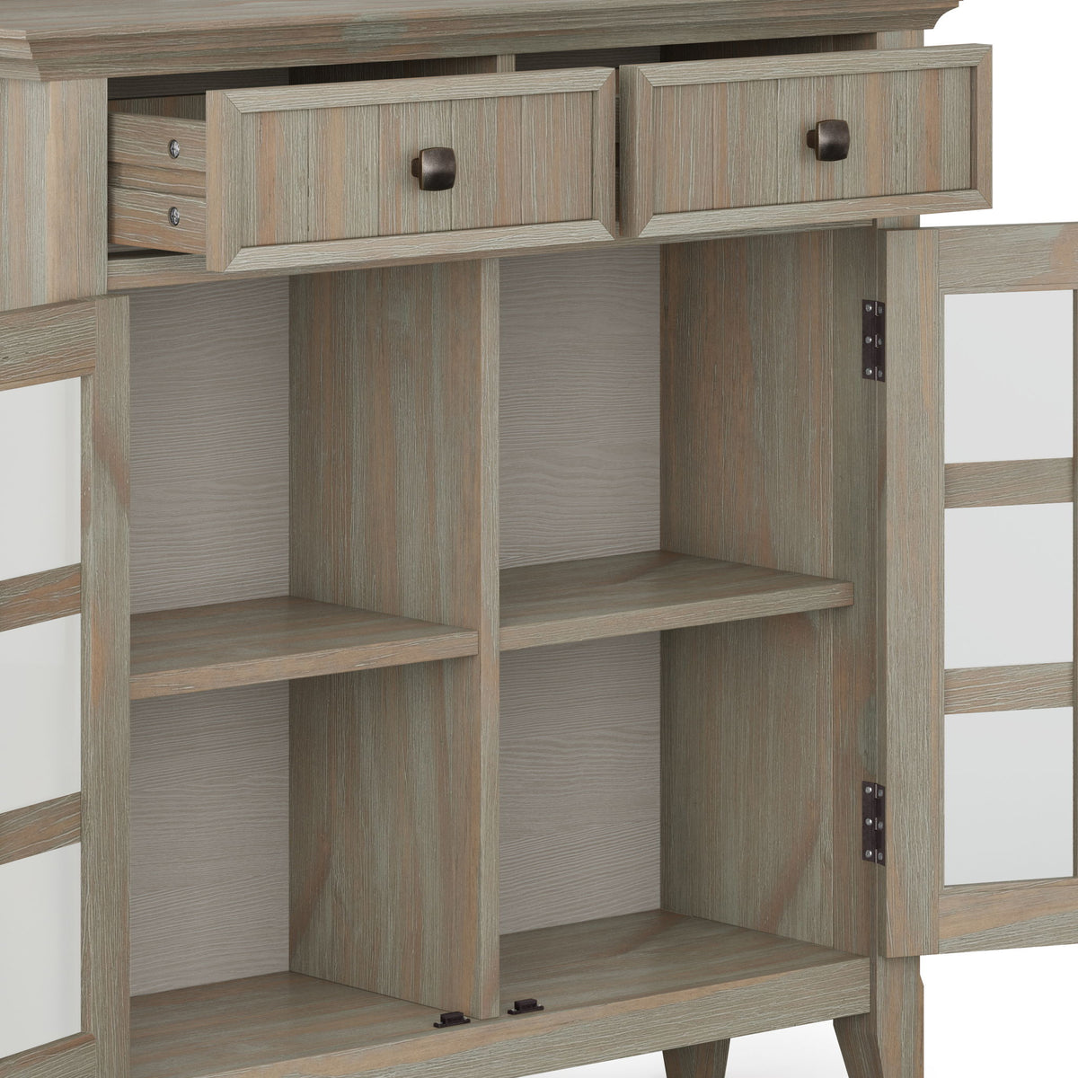 Acadian - Entryway Storage Cabinet - Light Brown