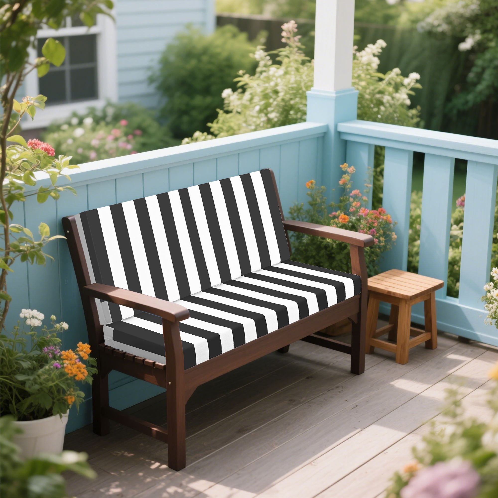 Outdoor Deep Seat Waterproof Replacement Patio Chair Cushions (Set of 2)