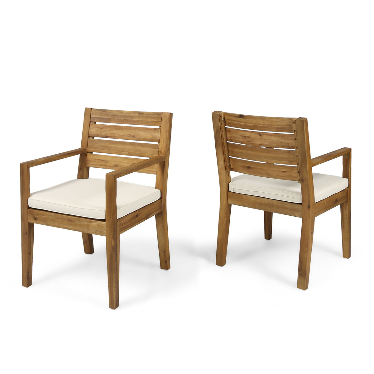 Outdoor Elegant Design Dining Chair (Set of 2)
