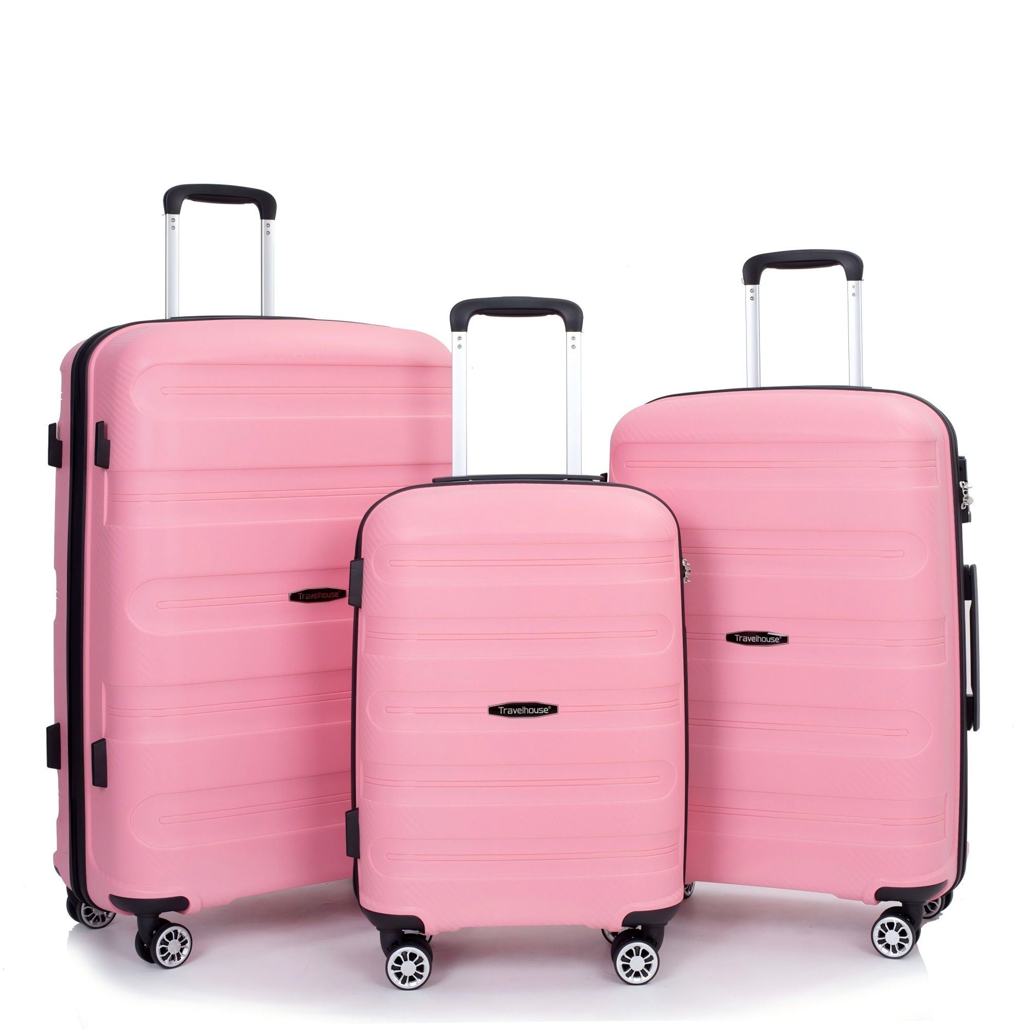 3 Piece Set Hardshell Suitcase Spinner Wheels