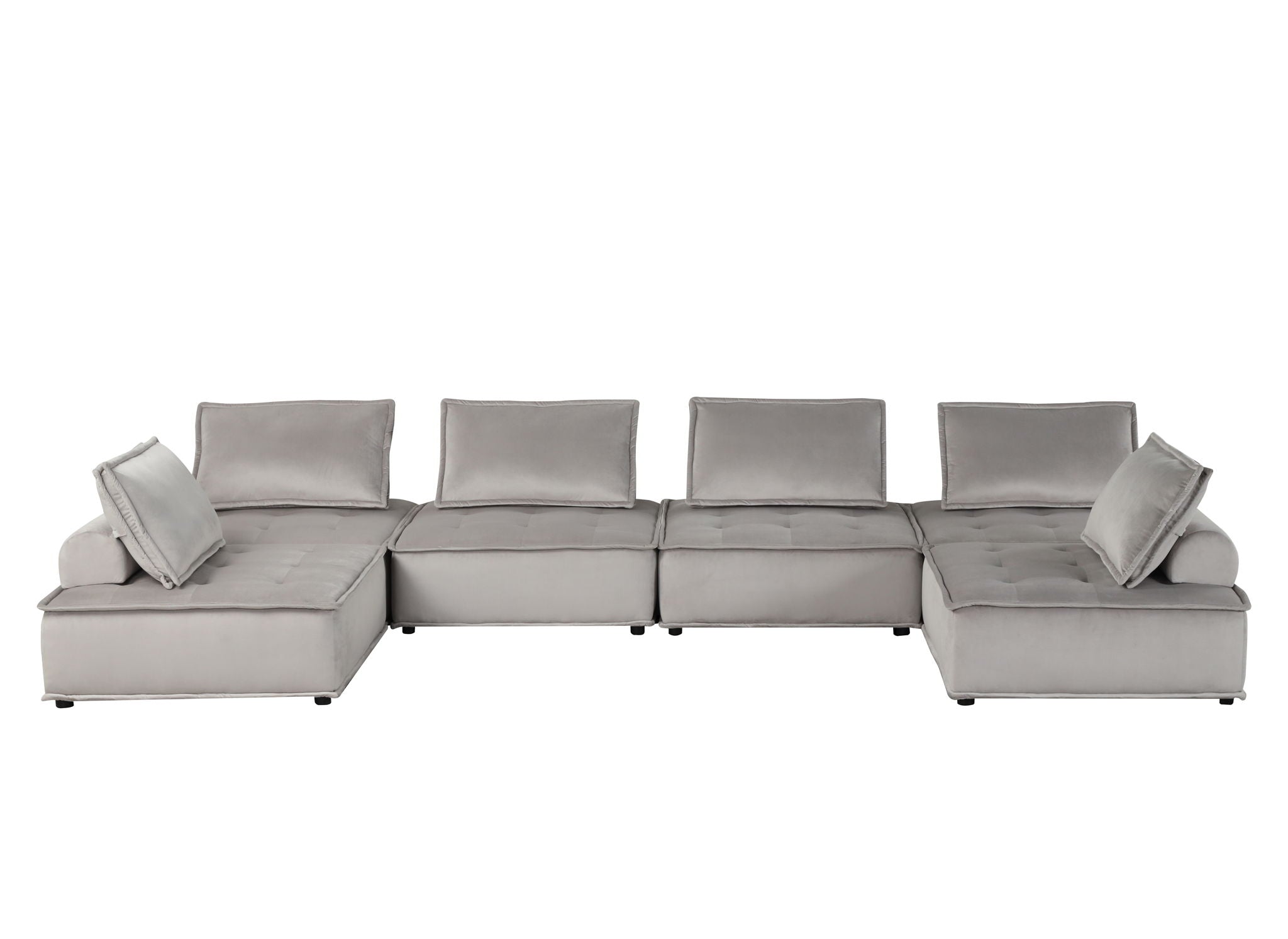 Anna - Stylish Sectional Sofa Ottoman