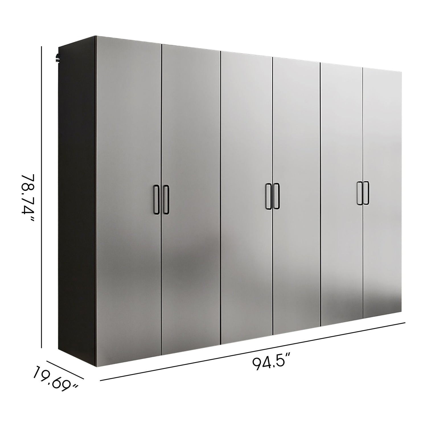 Astro Series - Garage Cabinet Set - Metallic Gray